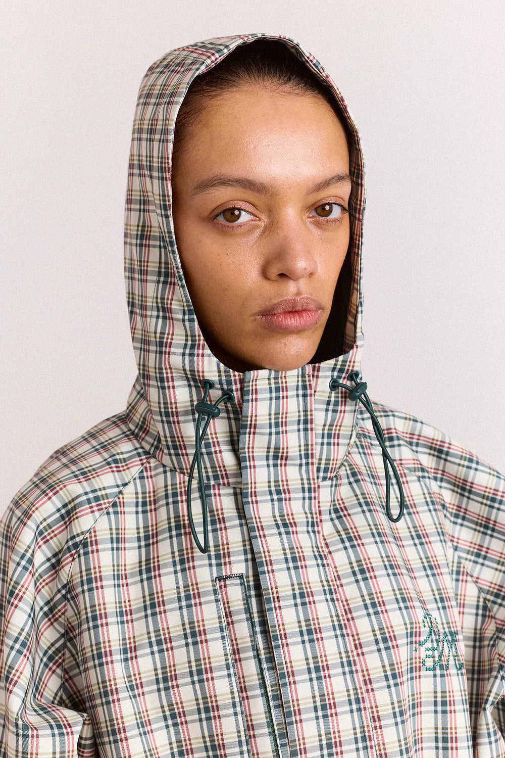 bunda Liu raincoat - Elderberry Check