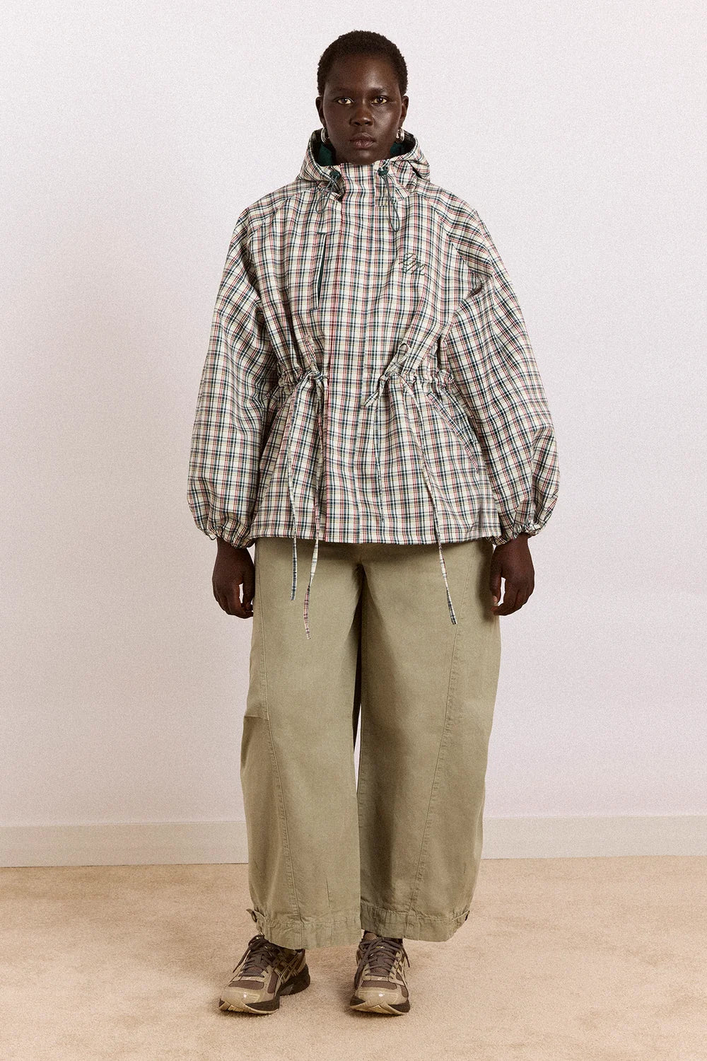 bunda Liu raincoat - Elderberry Check