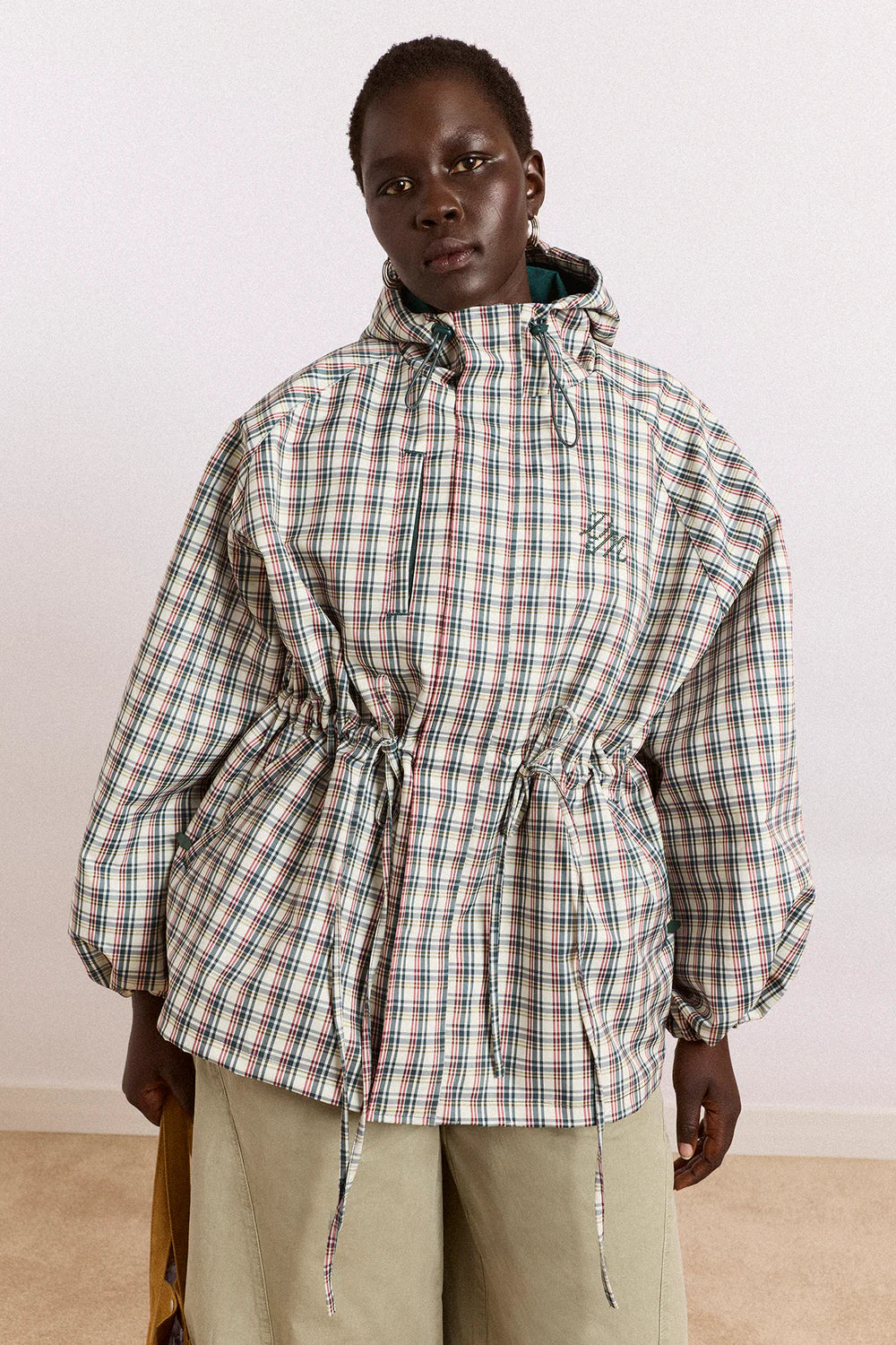 bunda Liu raincoat - Elderberry Check