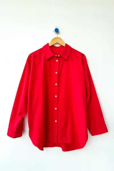 shirt lightweight Owen red