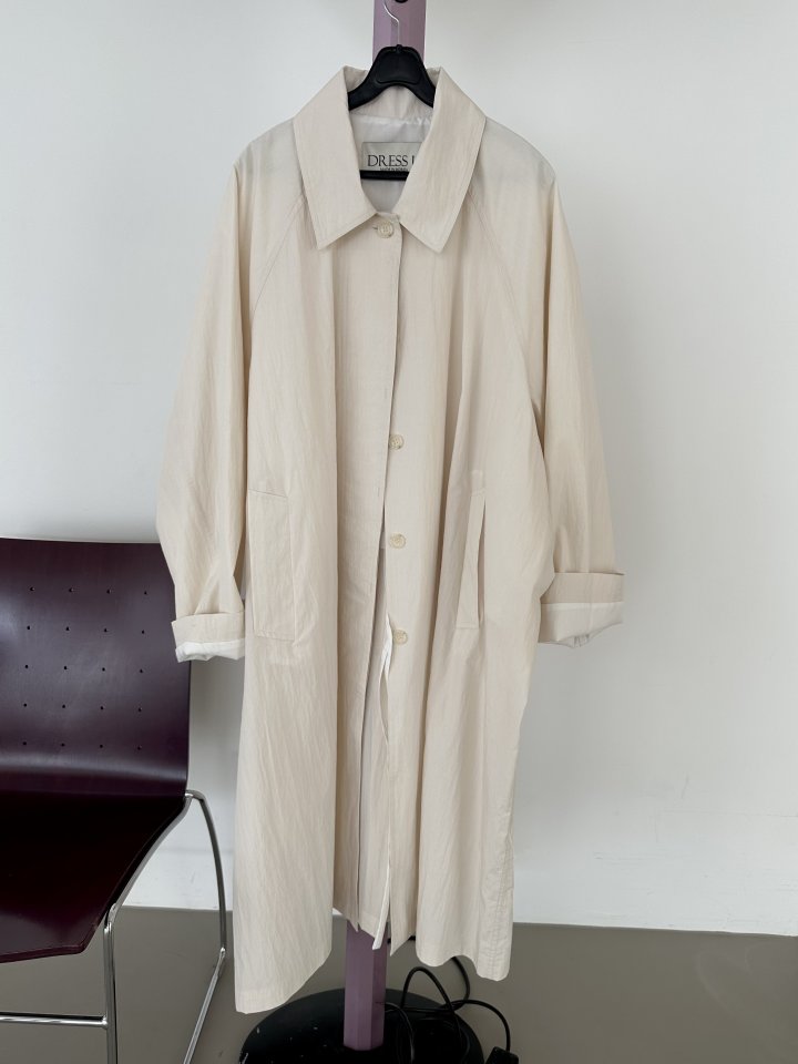 trench coat cream