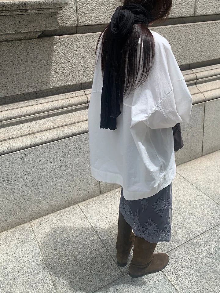 košile bliss shirt ivory