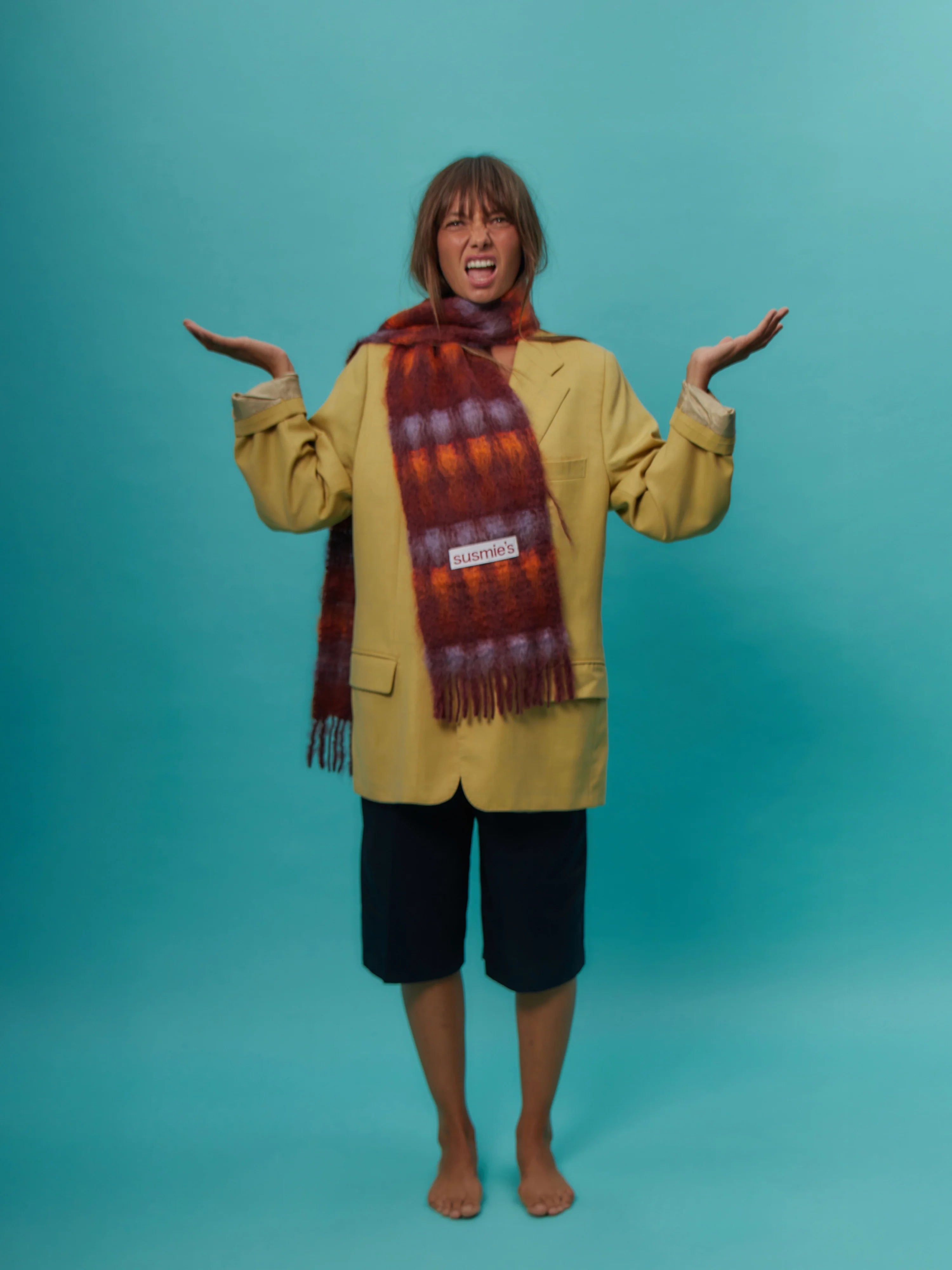 šála z mohéru a vlny Luna Mezzo Mare