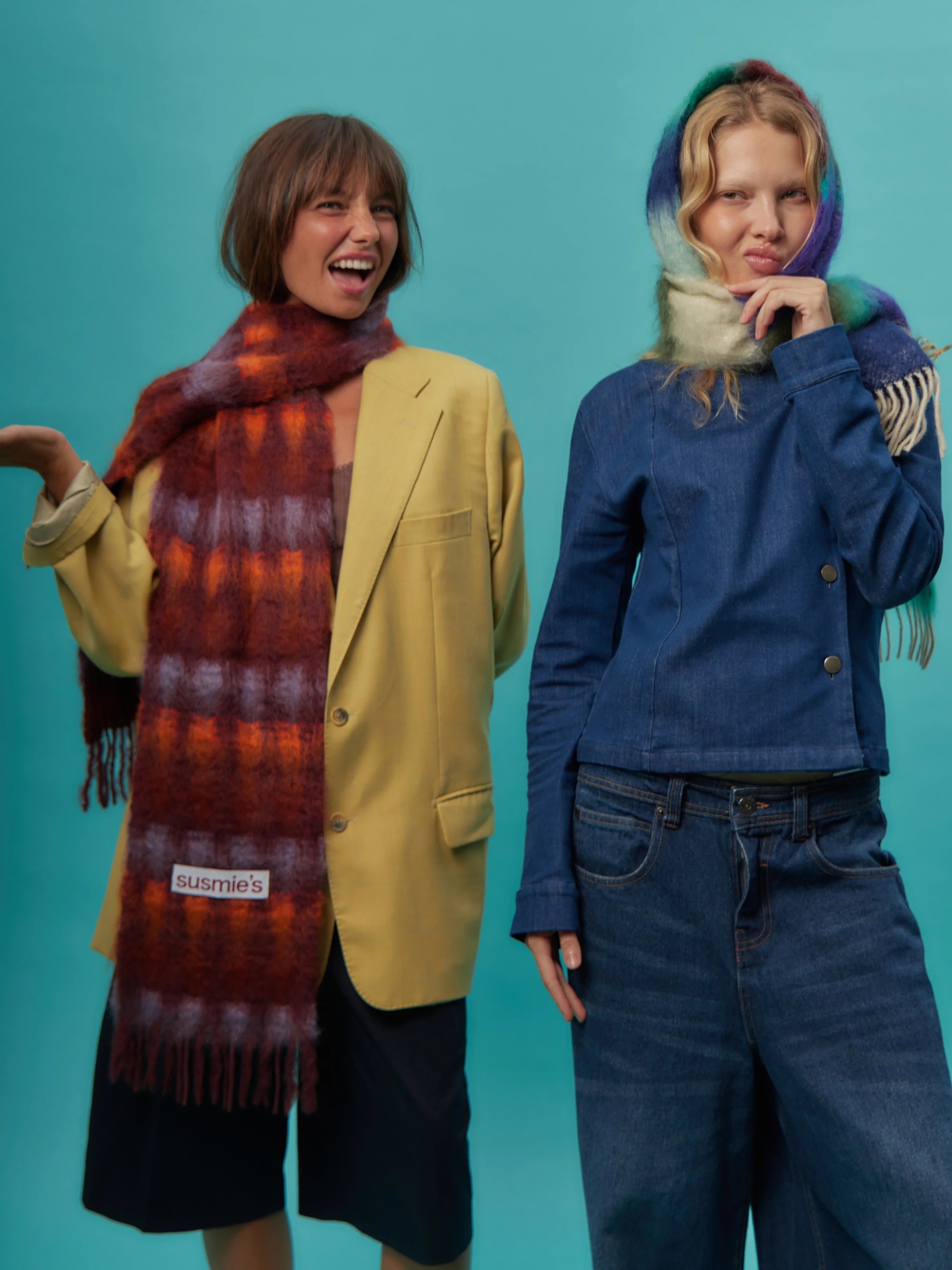 šála z mohéru a vlny Luna Mezzo Mare