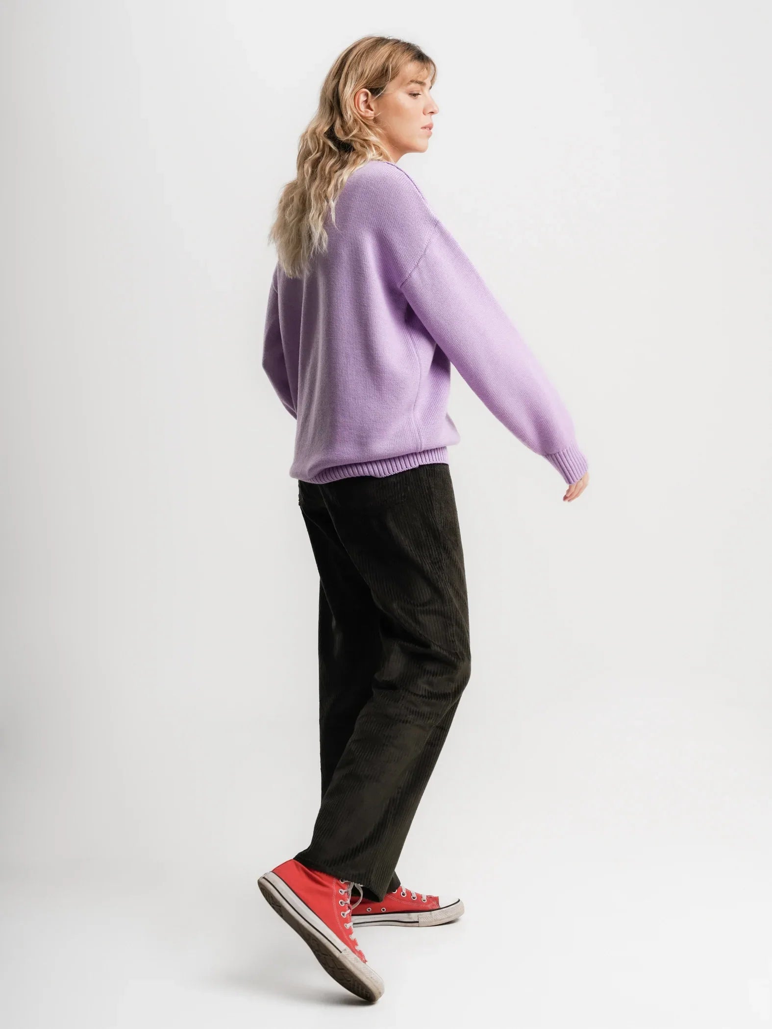 merino svetr lilac