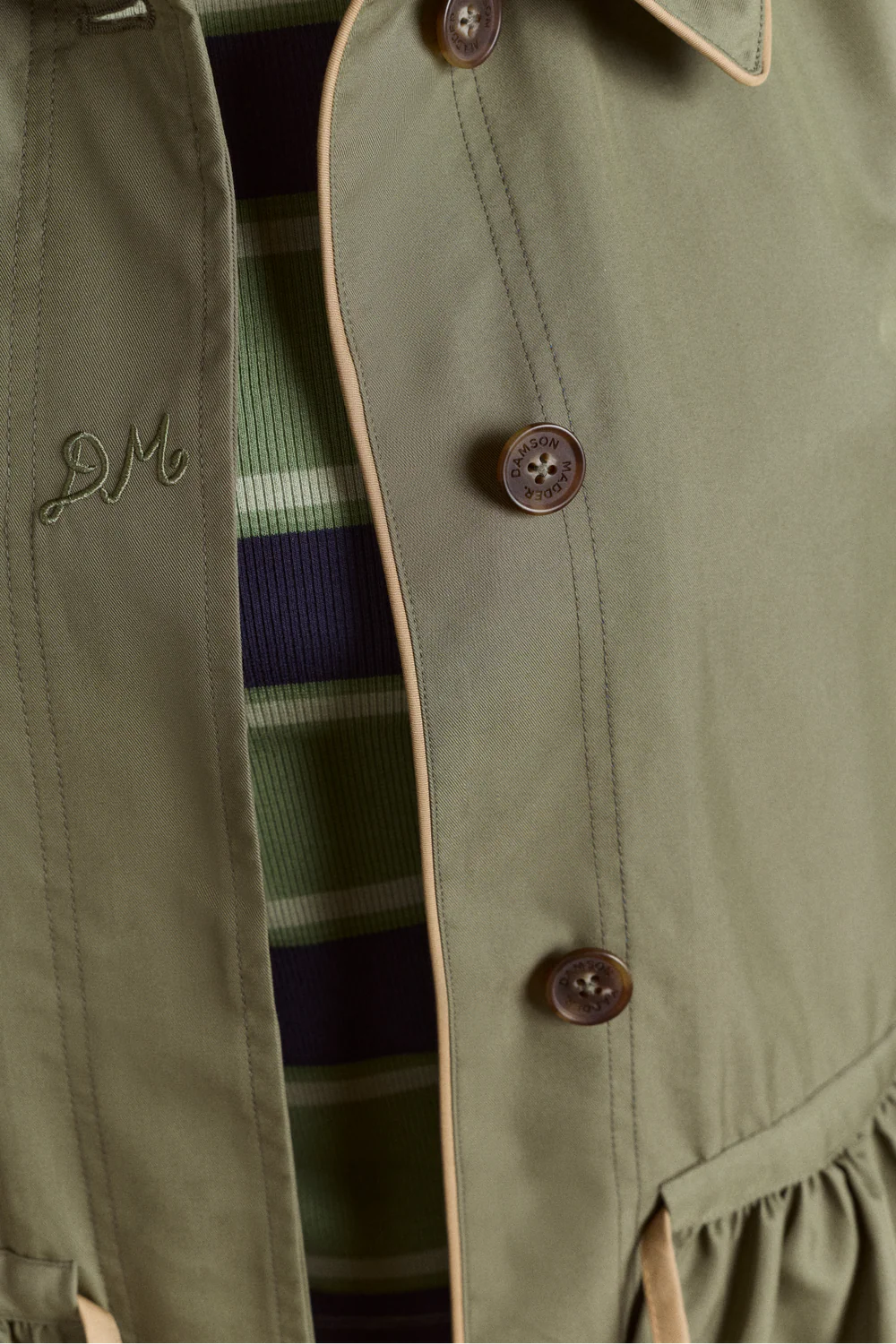 multi-coat myrtle trench sage