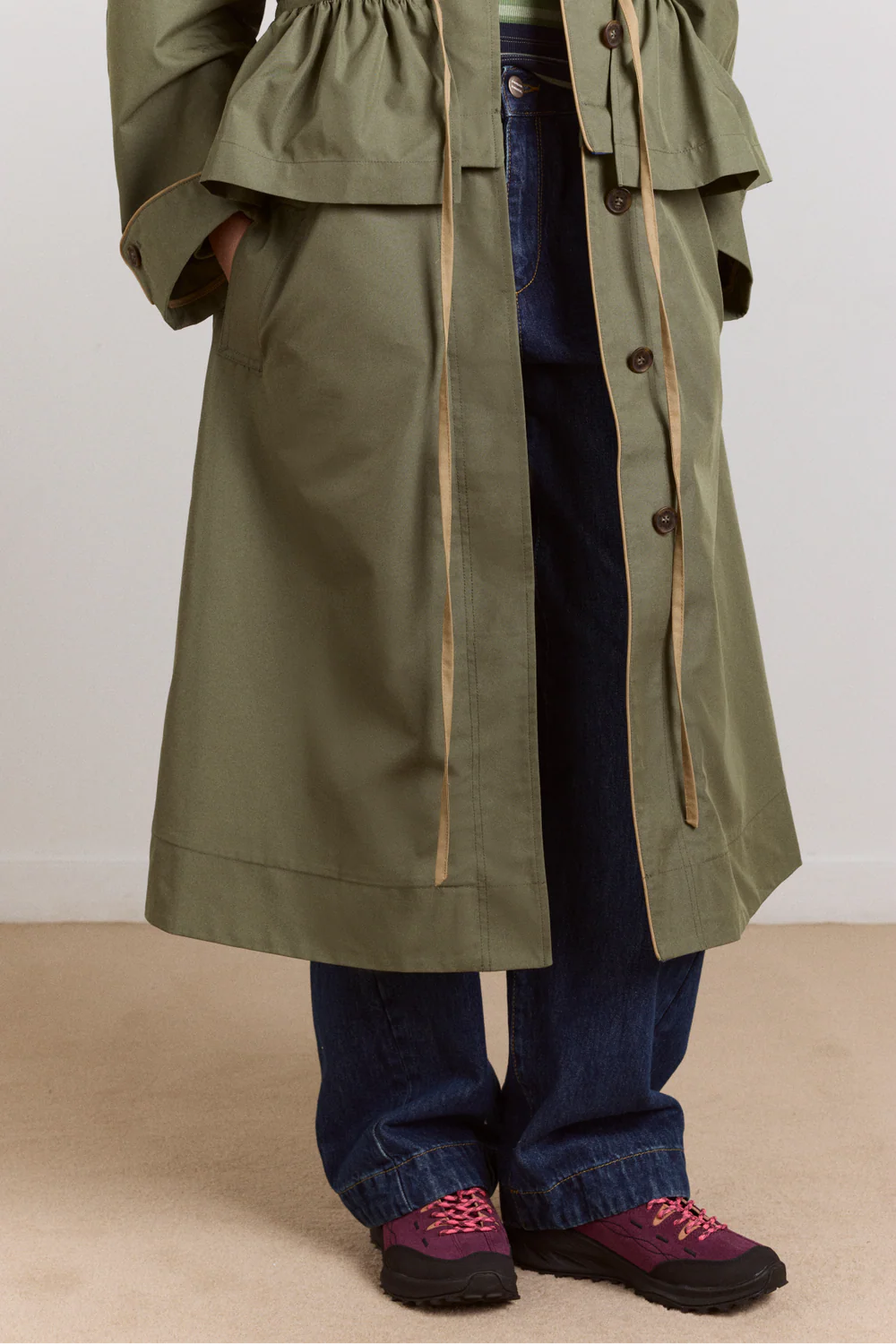 multi-coat myrtle trench sage