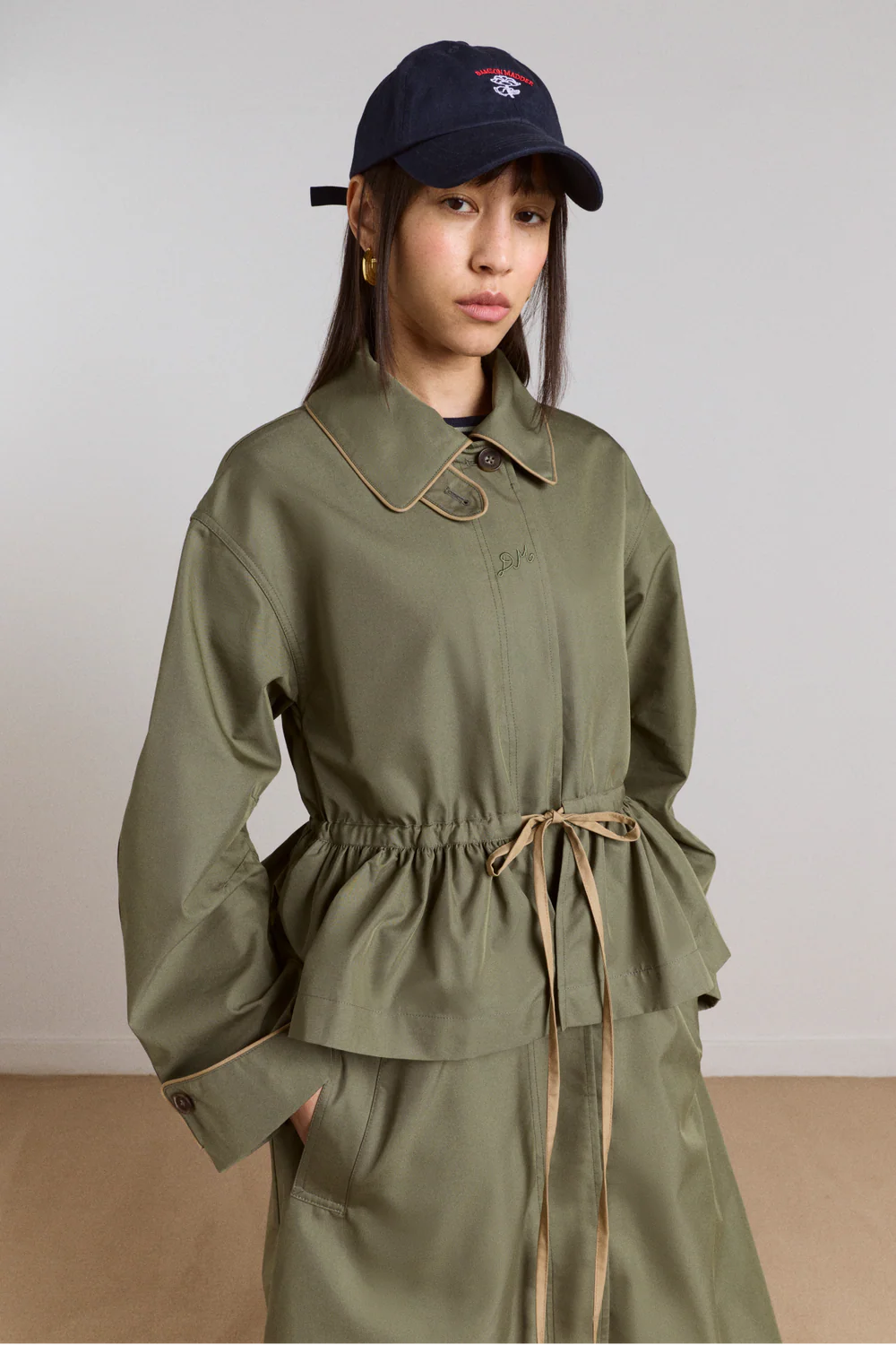 multi-coat myrtle trench sage