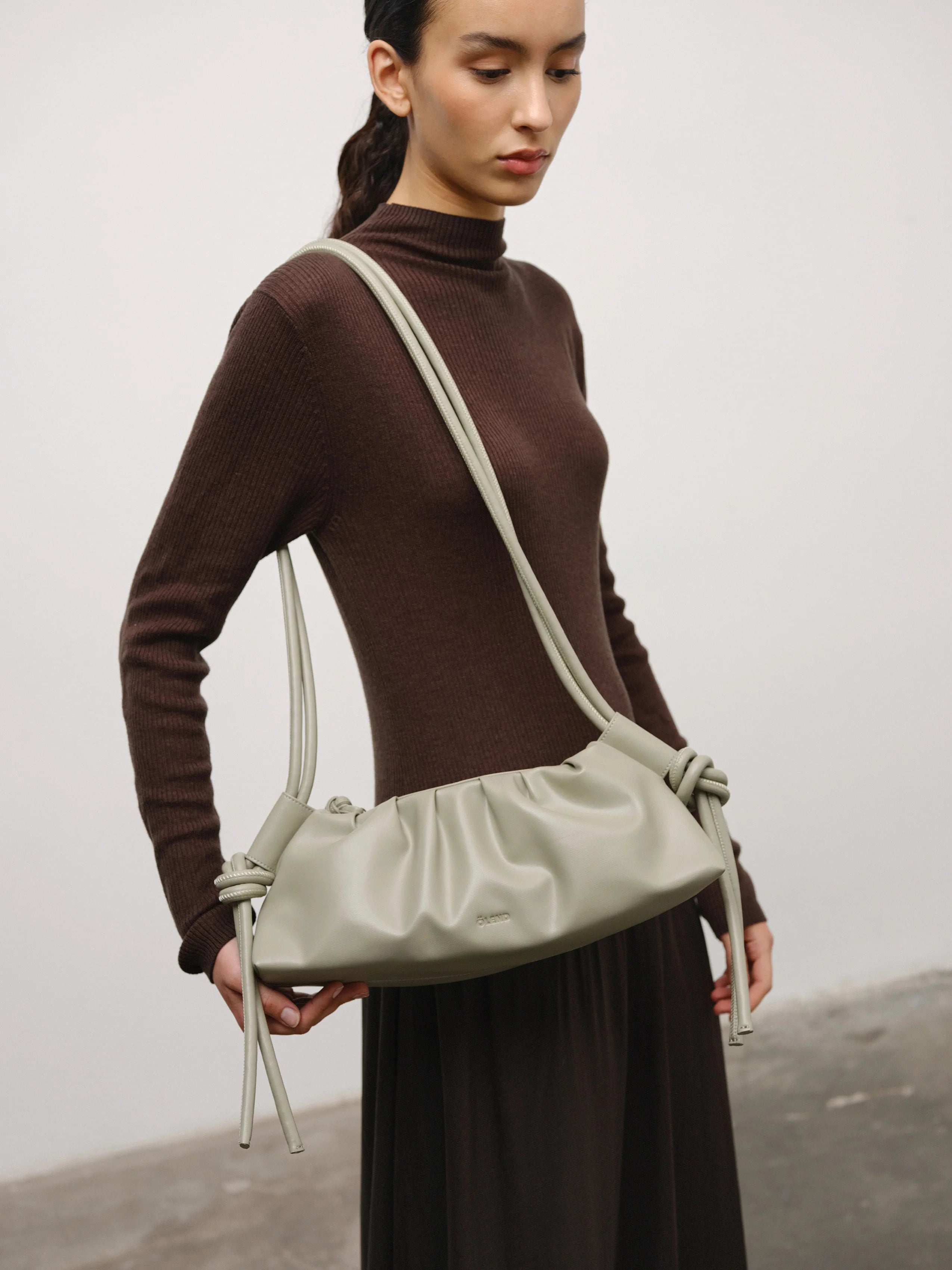 Dumpling Bag: Sage