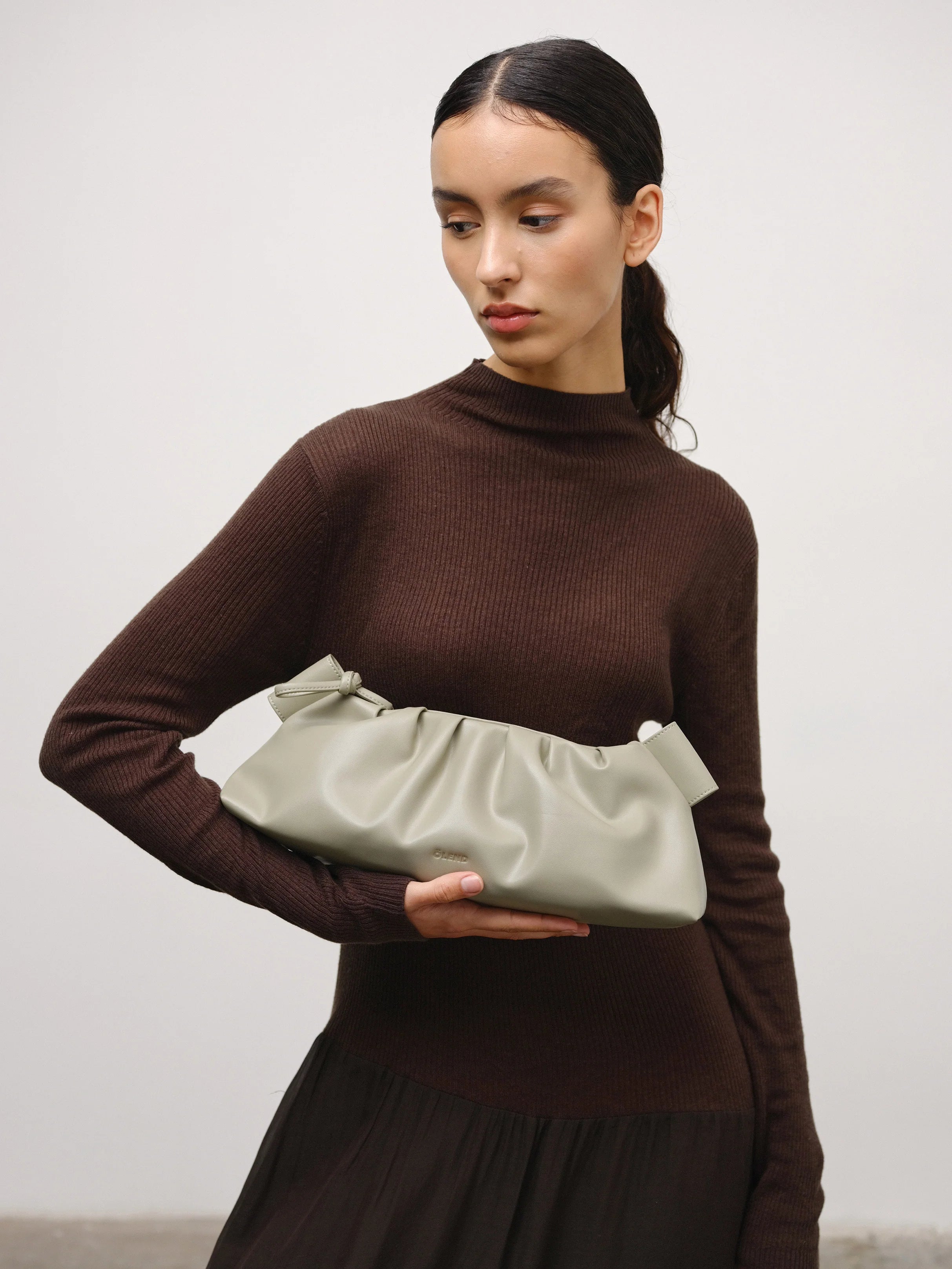 Dumpling Bag: Sage