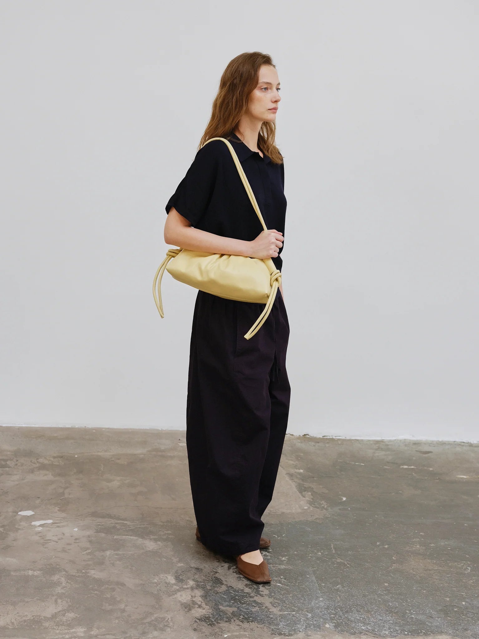 Dumpling Bag: Butter yellow