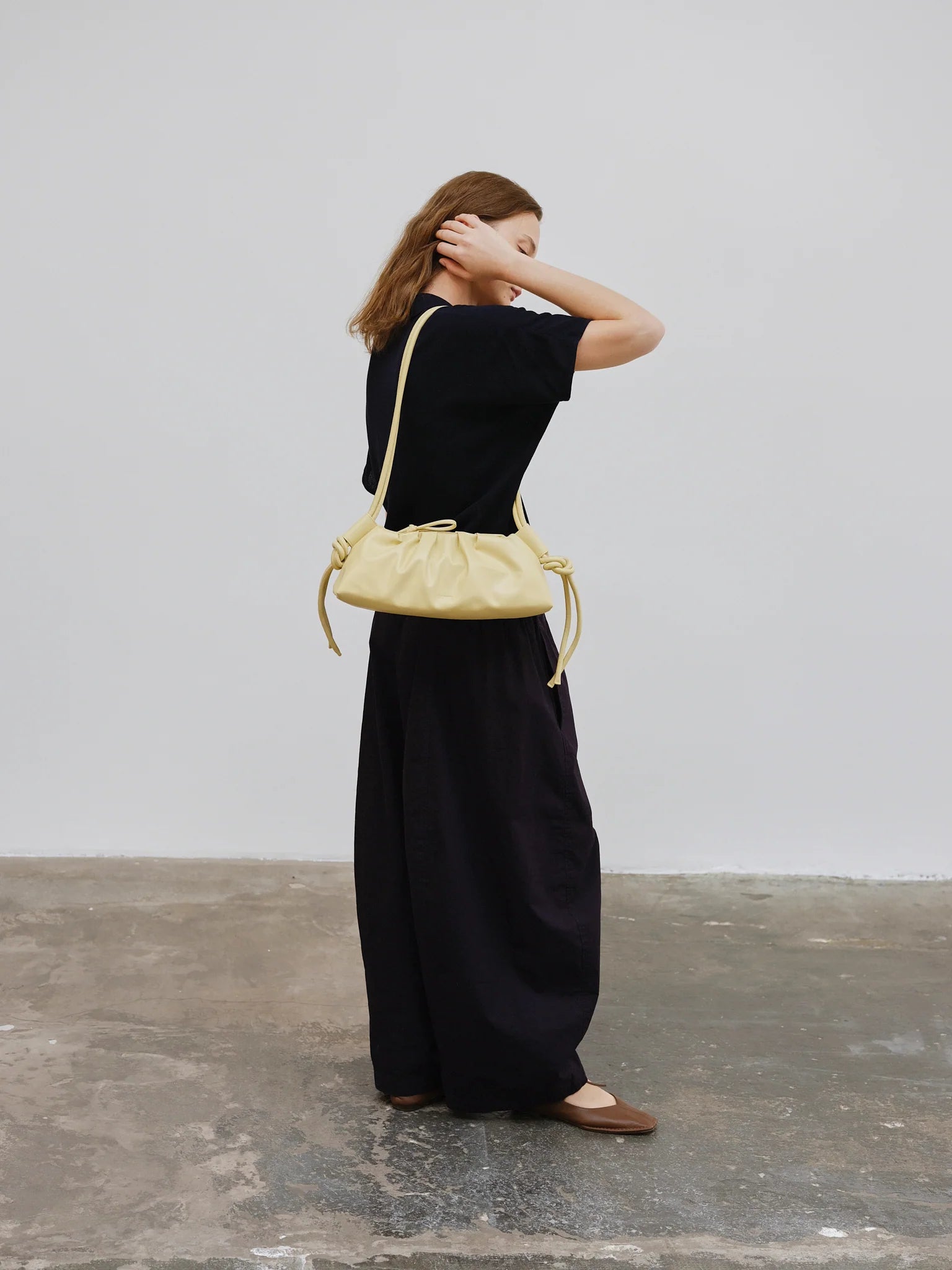 Dumpling Bag: Butter yellow