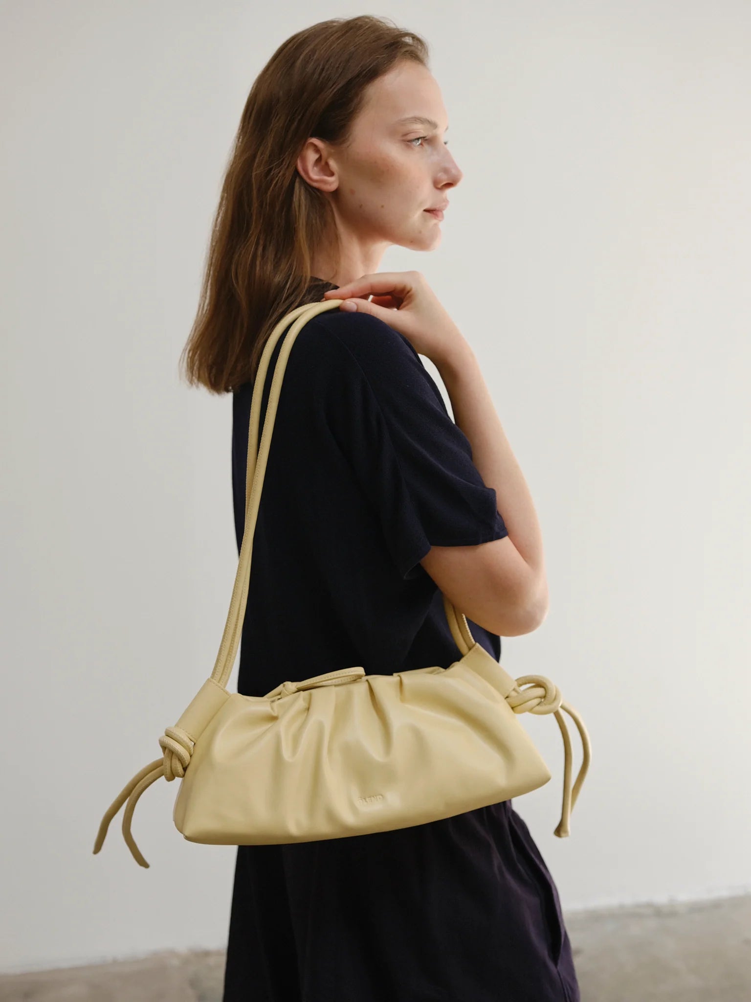 Dumpling Bag: Butter yellow