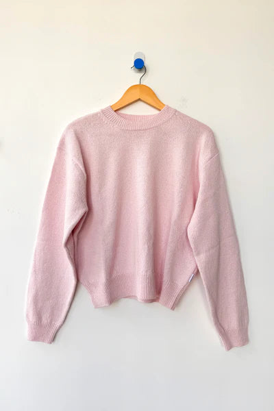 svetr milo cotton sweater - rosé