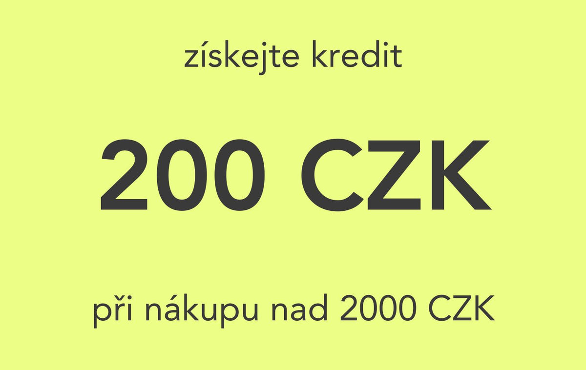 store credit 200 CZK