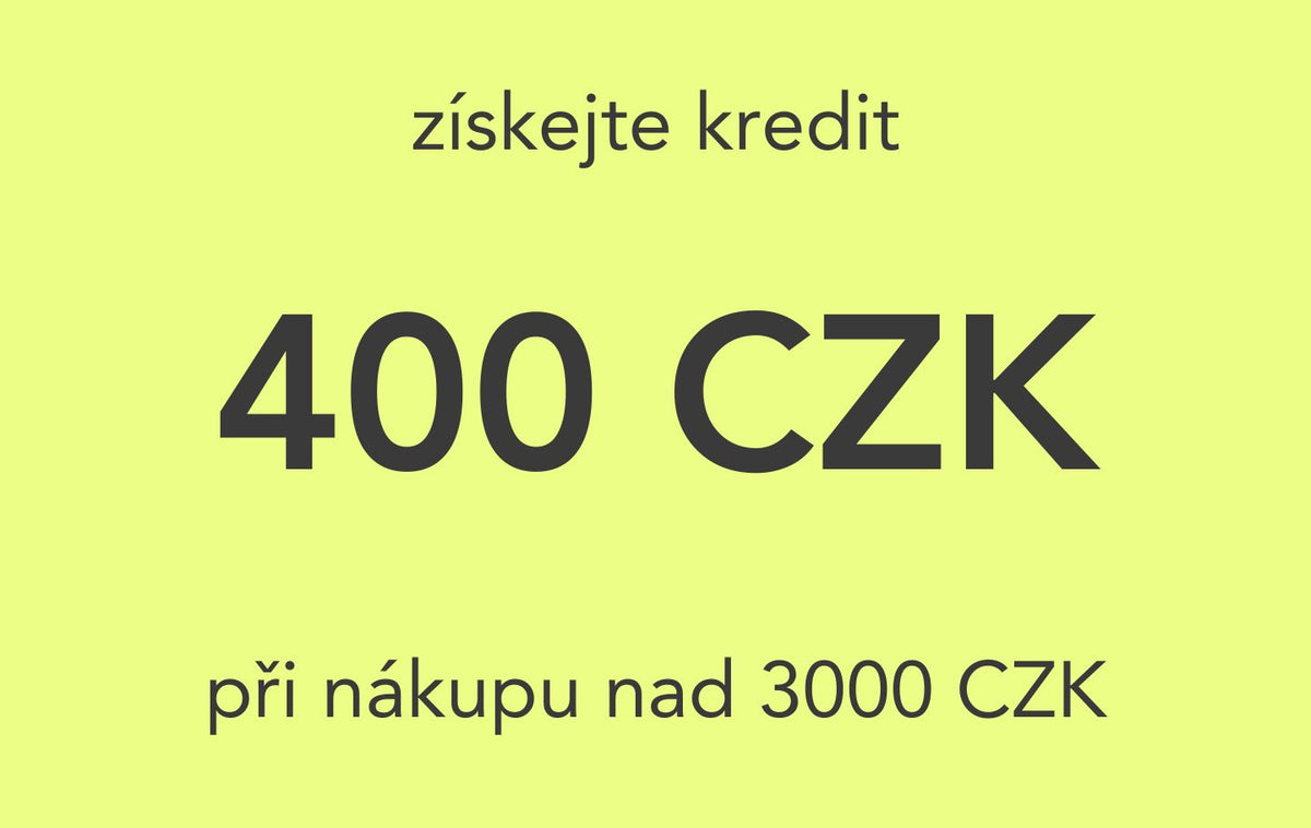 store credit 400 CZK
