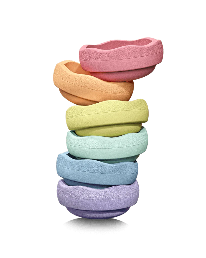 Stapelstein® Original rainbow pastel 6 ks