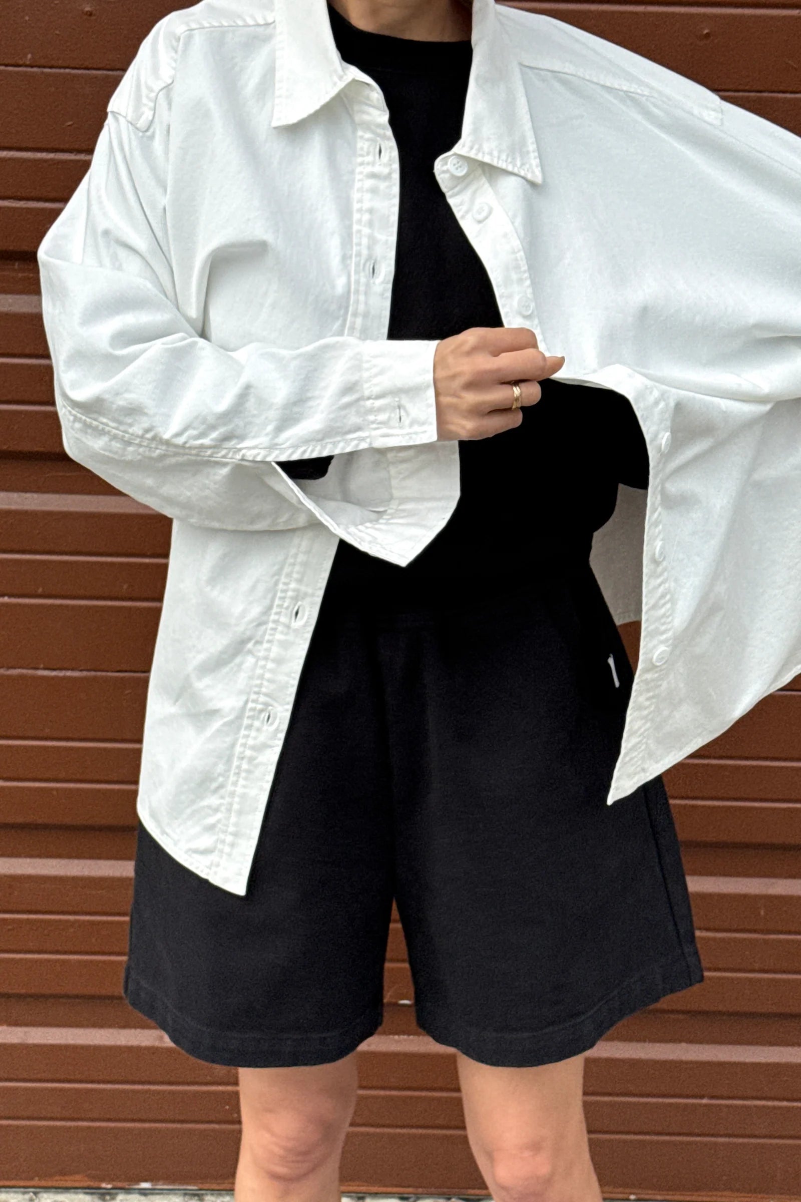 City navy shorts