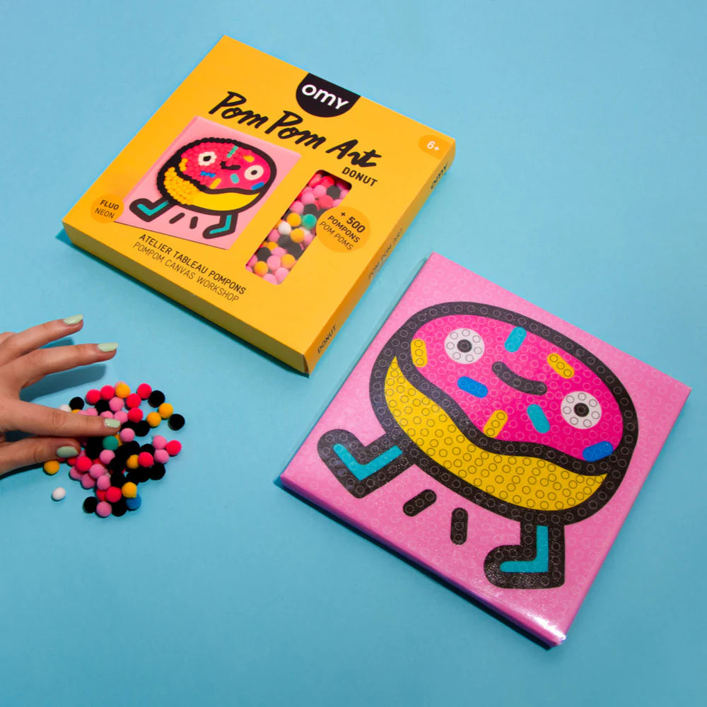 Pompom Art – kreativní sada s donutem