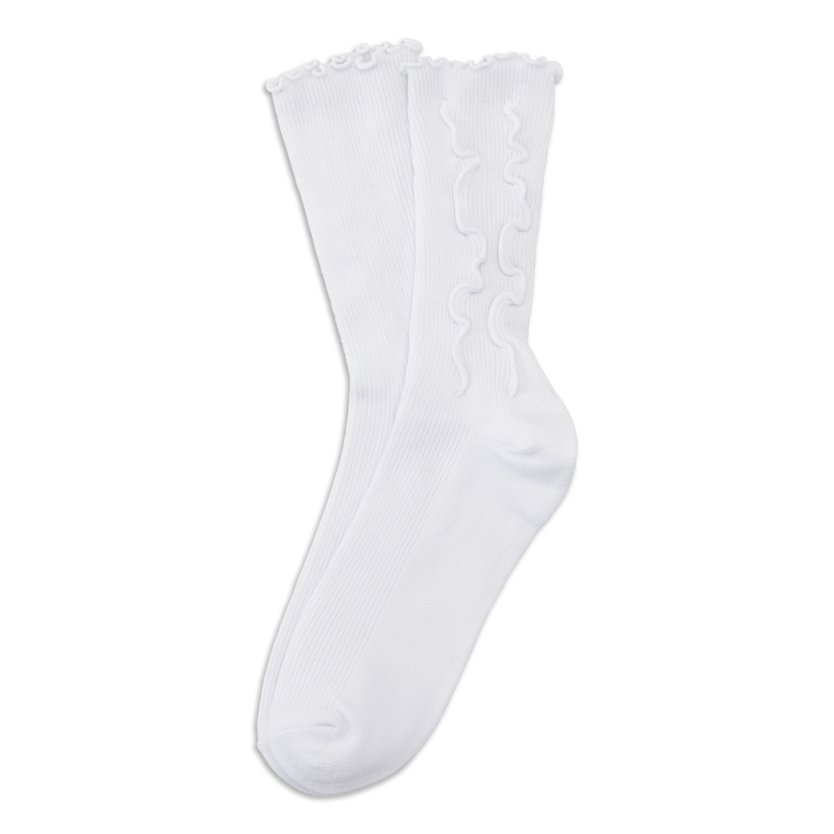 ponožky ruffle White