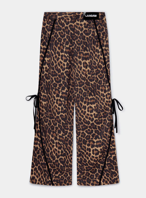 kalhoty Vicky leopard tracksuit