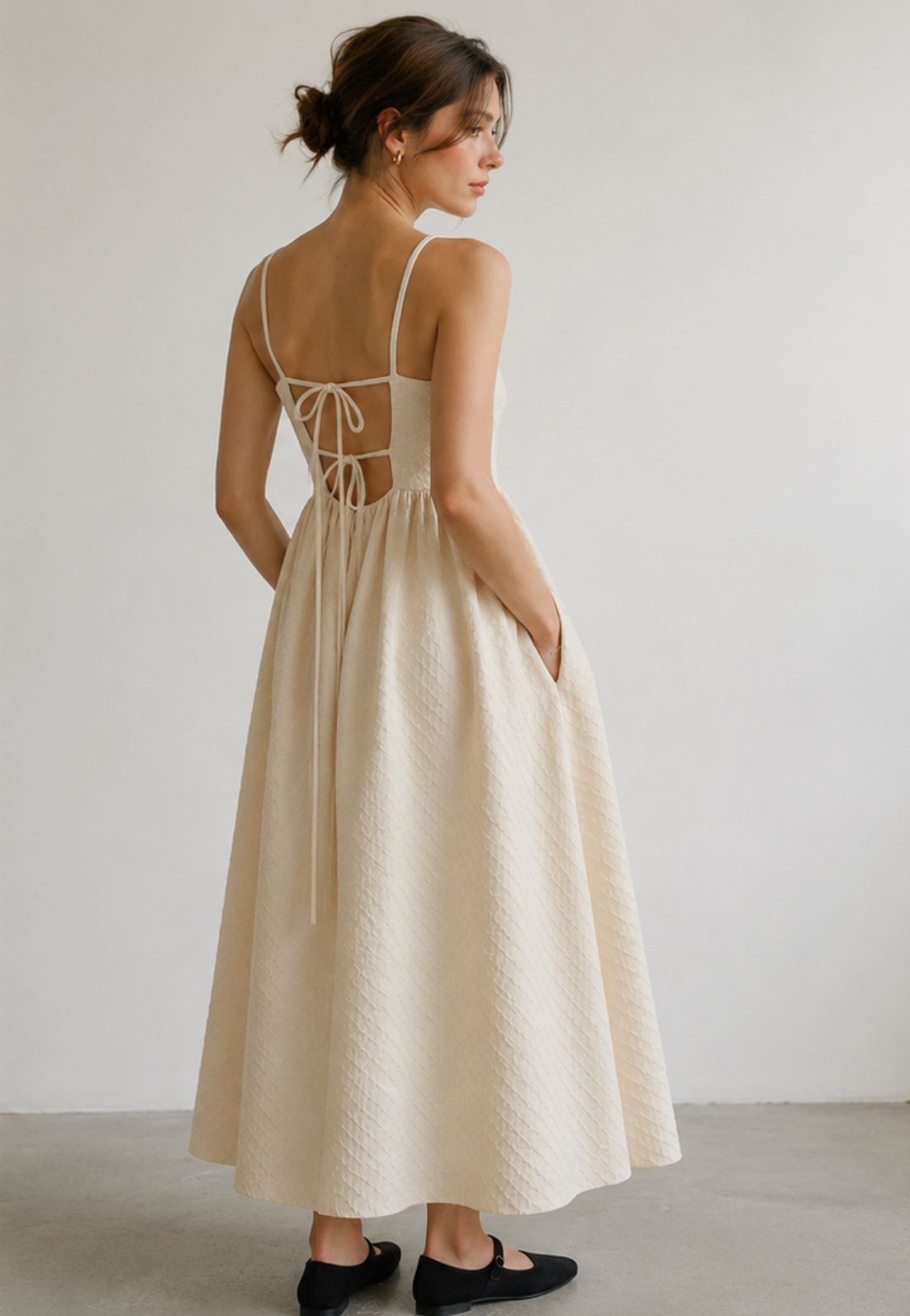 Anjou dress cream