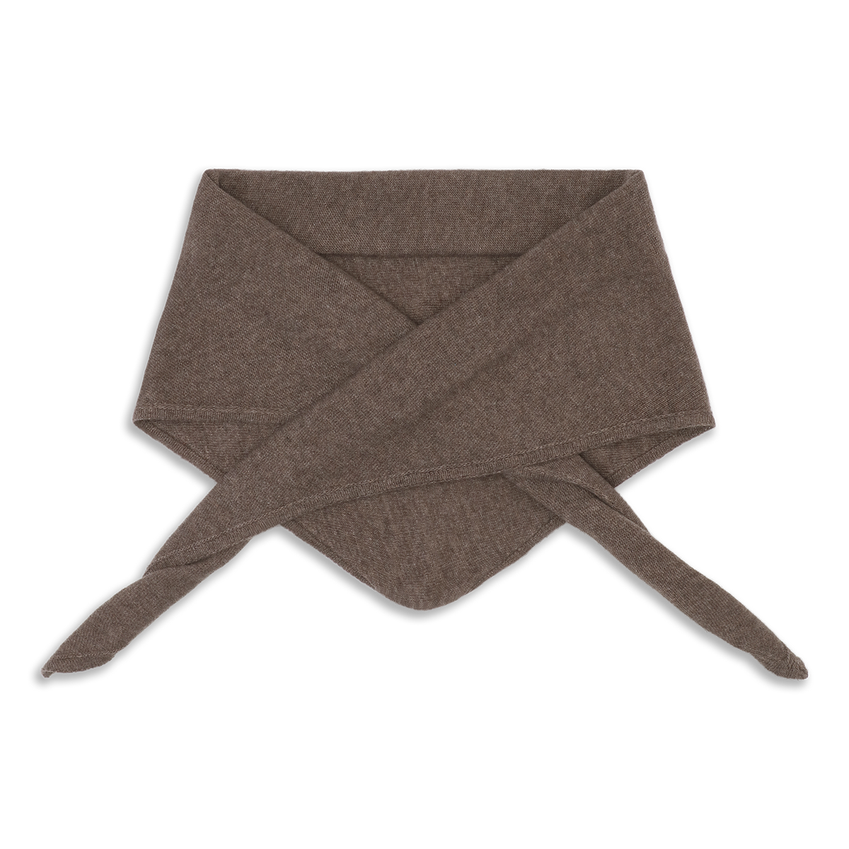 bandana small triangle scarf brown