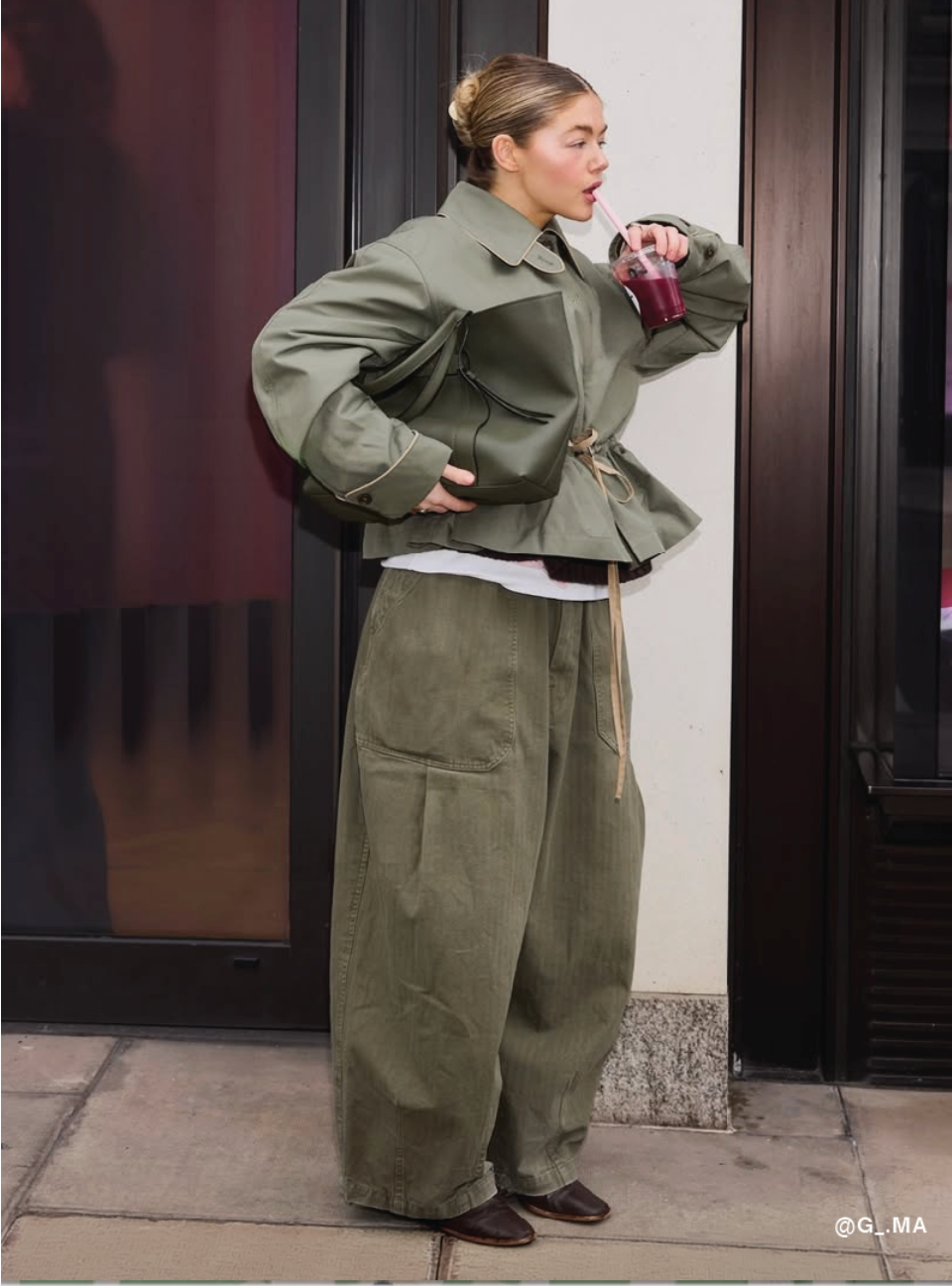 multi-coat myrtle trench sage