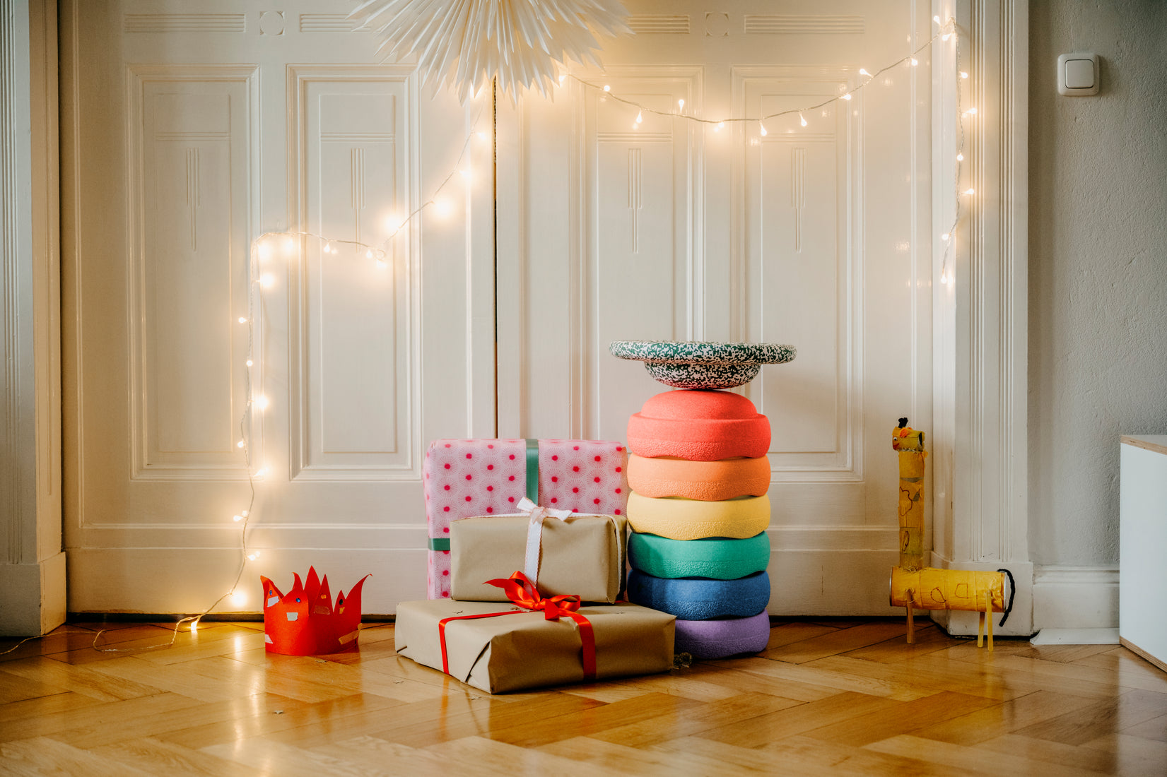 Stapelstein® Blush special rainbow set classic 6+1