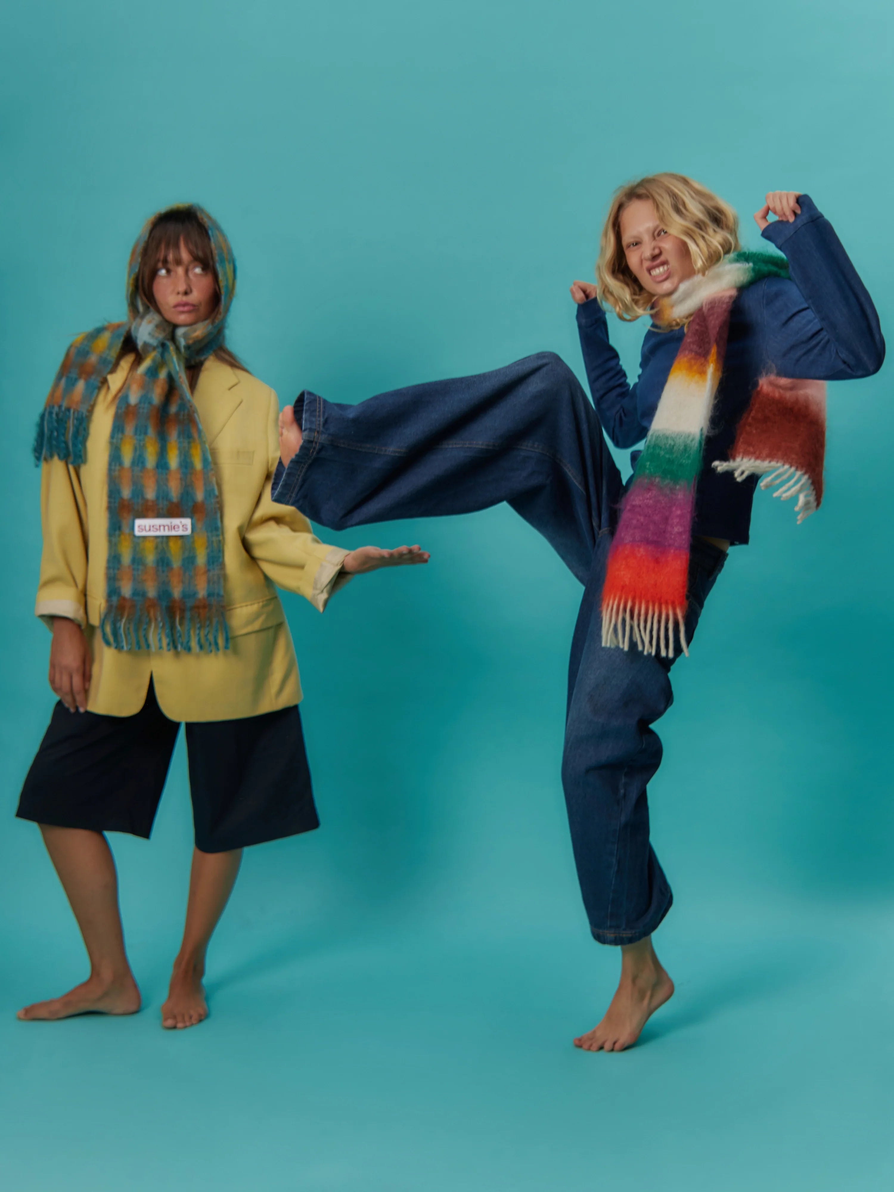 šála z mohéru a vlny Sunday kind of love