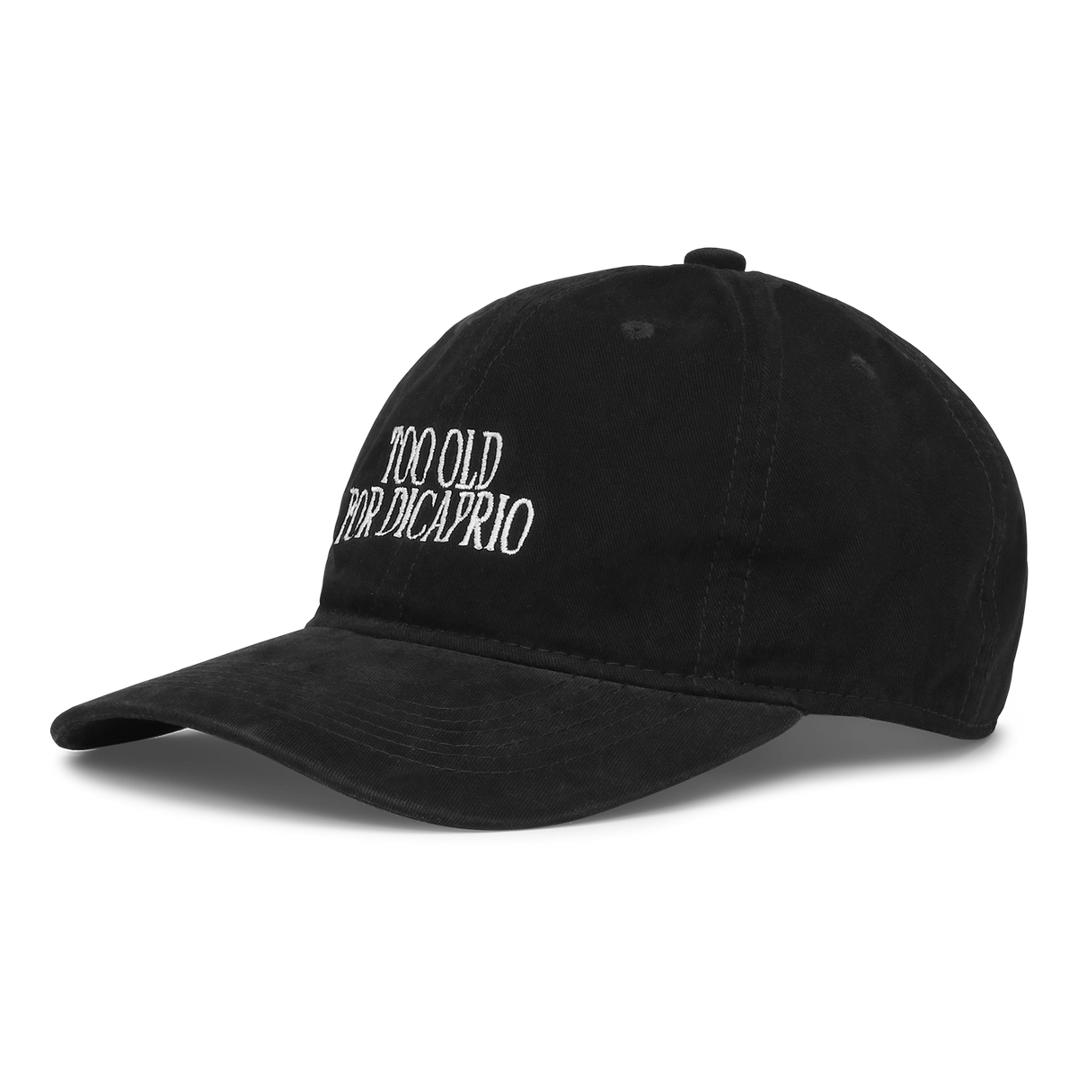 kšiltovka Too Old For Dicaprio Cap Black
