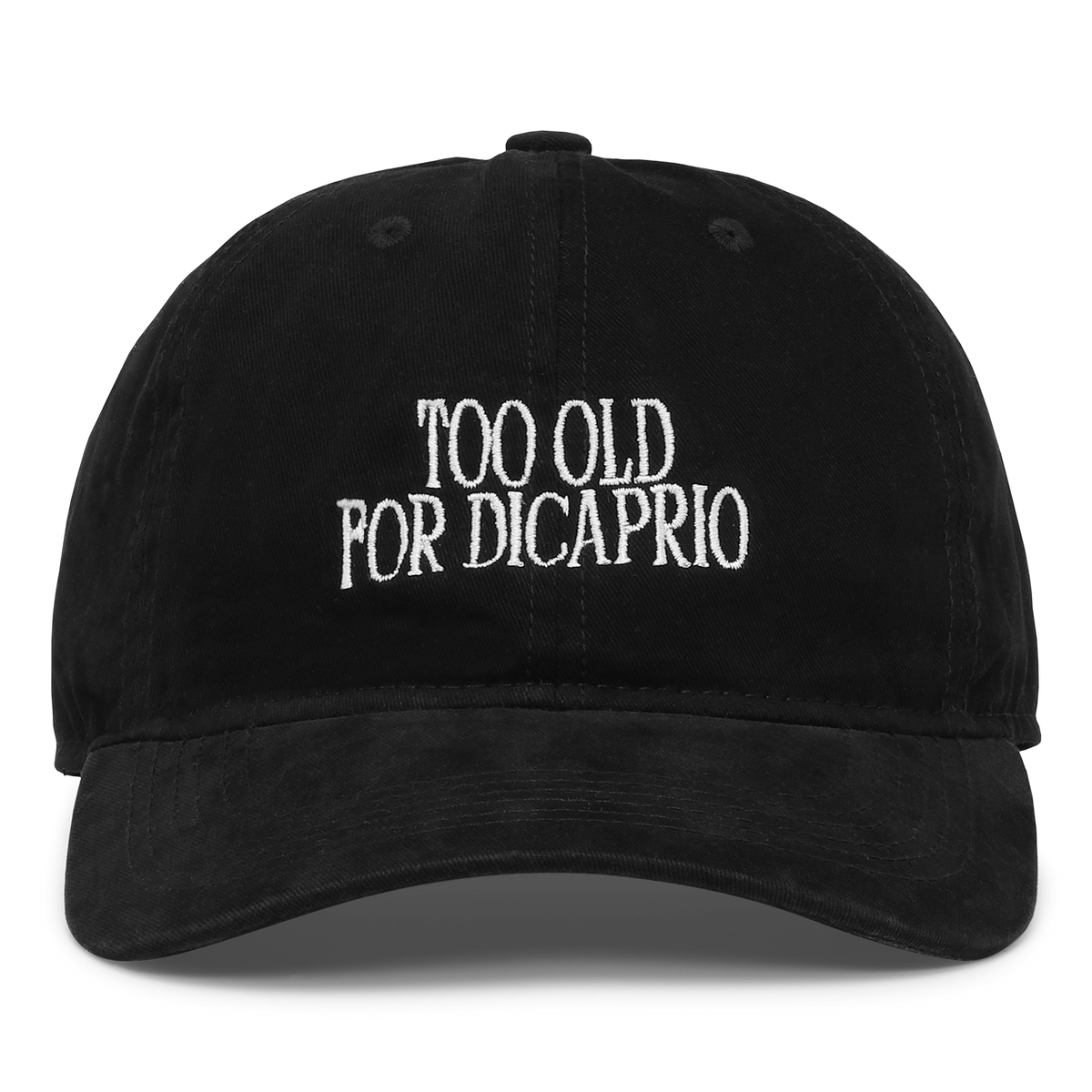 kšiltovka Too Old For Dicaprio Cap Black