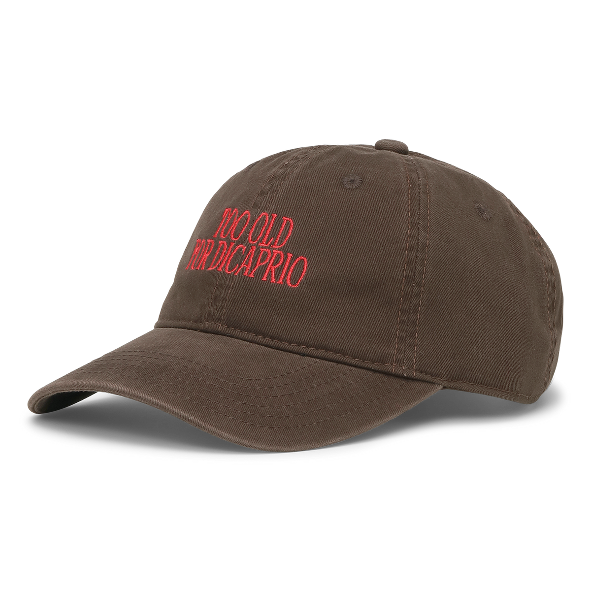 kšiltovka Too Old For Dicaprio Cap Brown