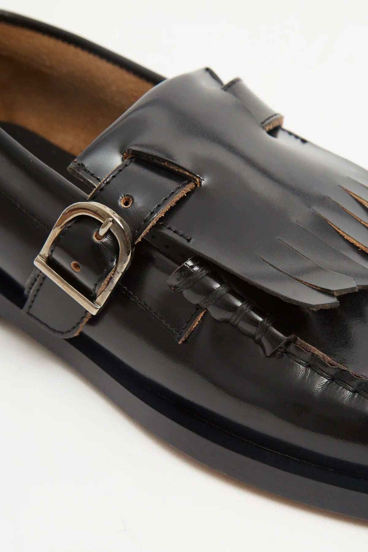 mokasíny Vega T-bar leather black