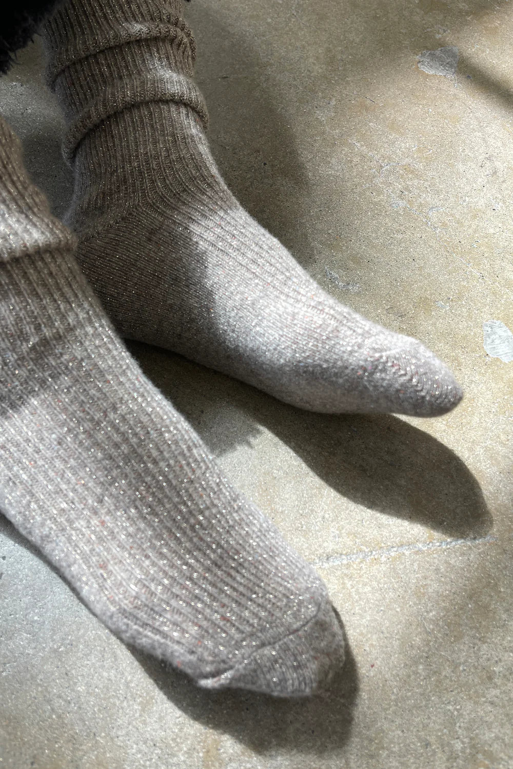 ponožky Winter sparkle nutmeg