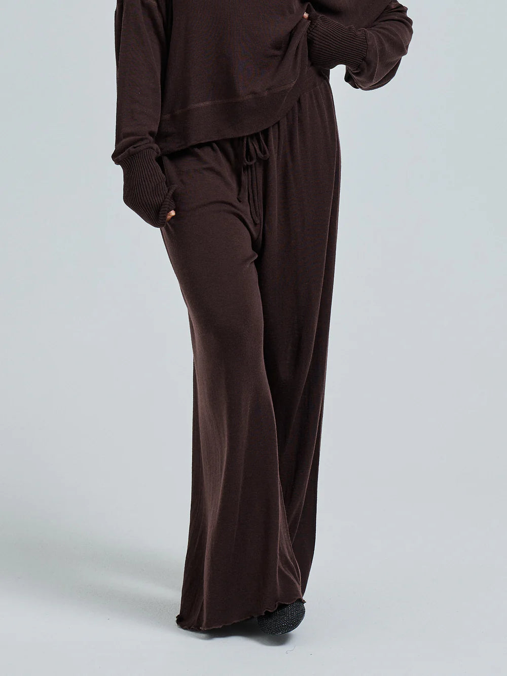 kalhoty Barbera dark brown