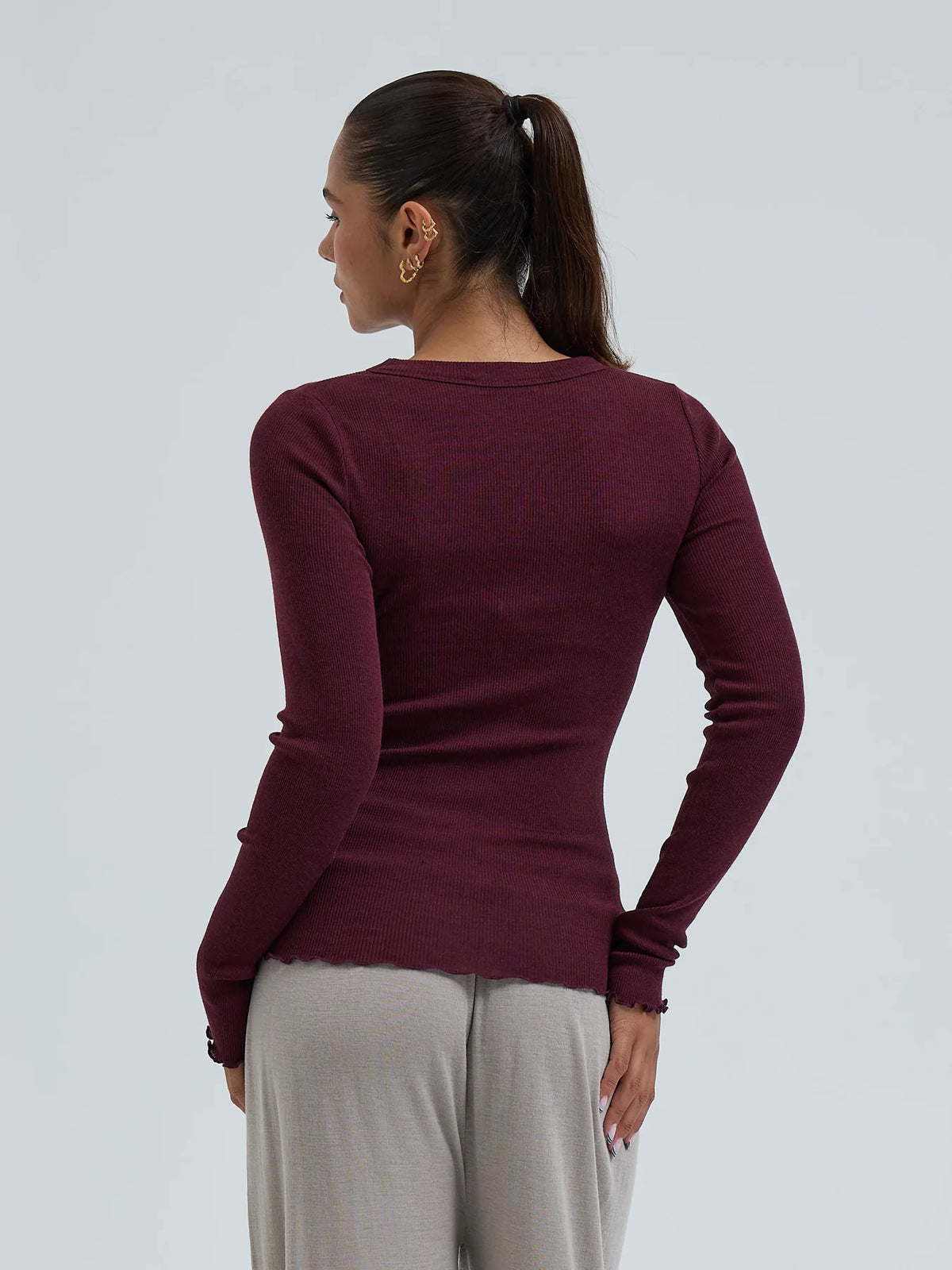 triko Wooly Long Sleeve vineyard