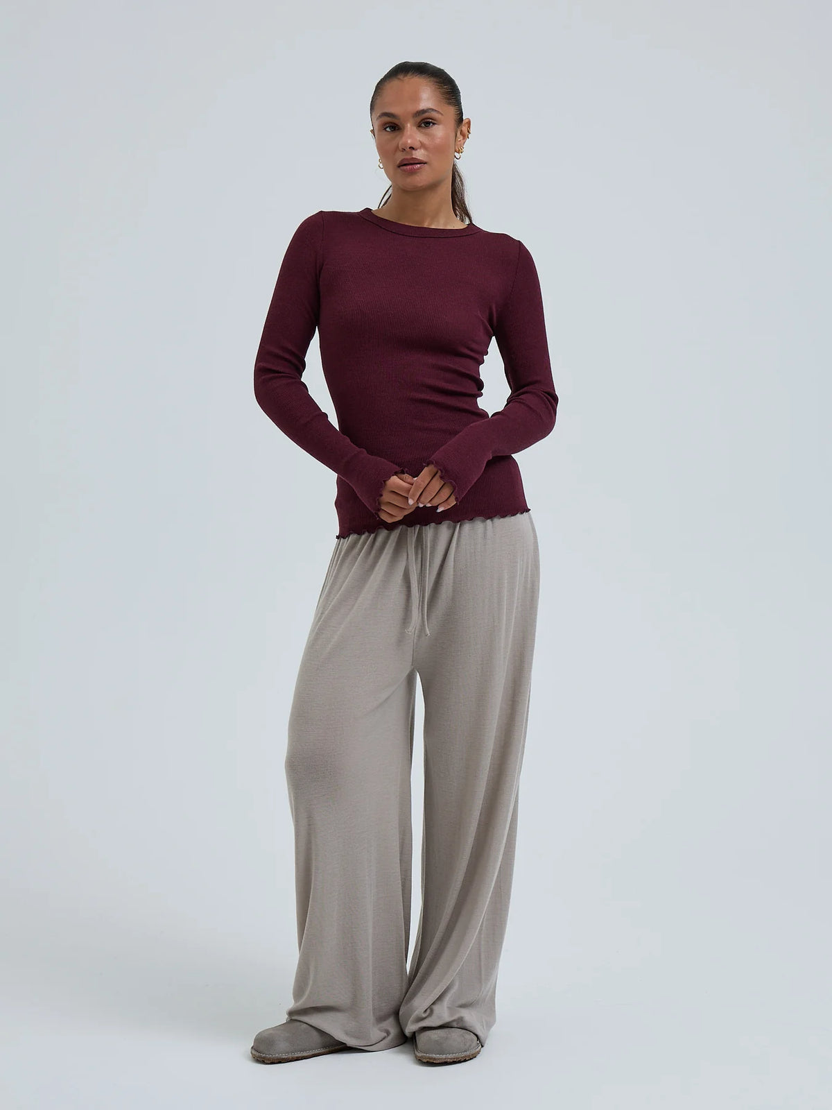 triko Wooly Long Sleeve vineyard