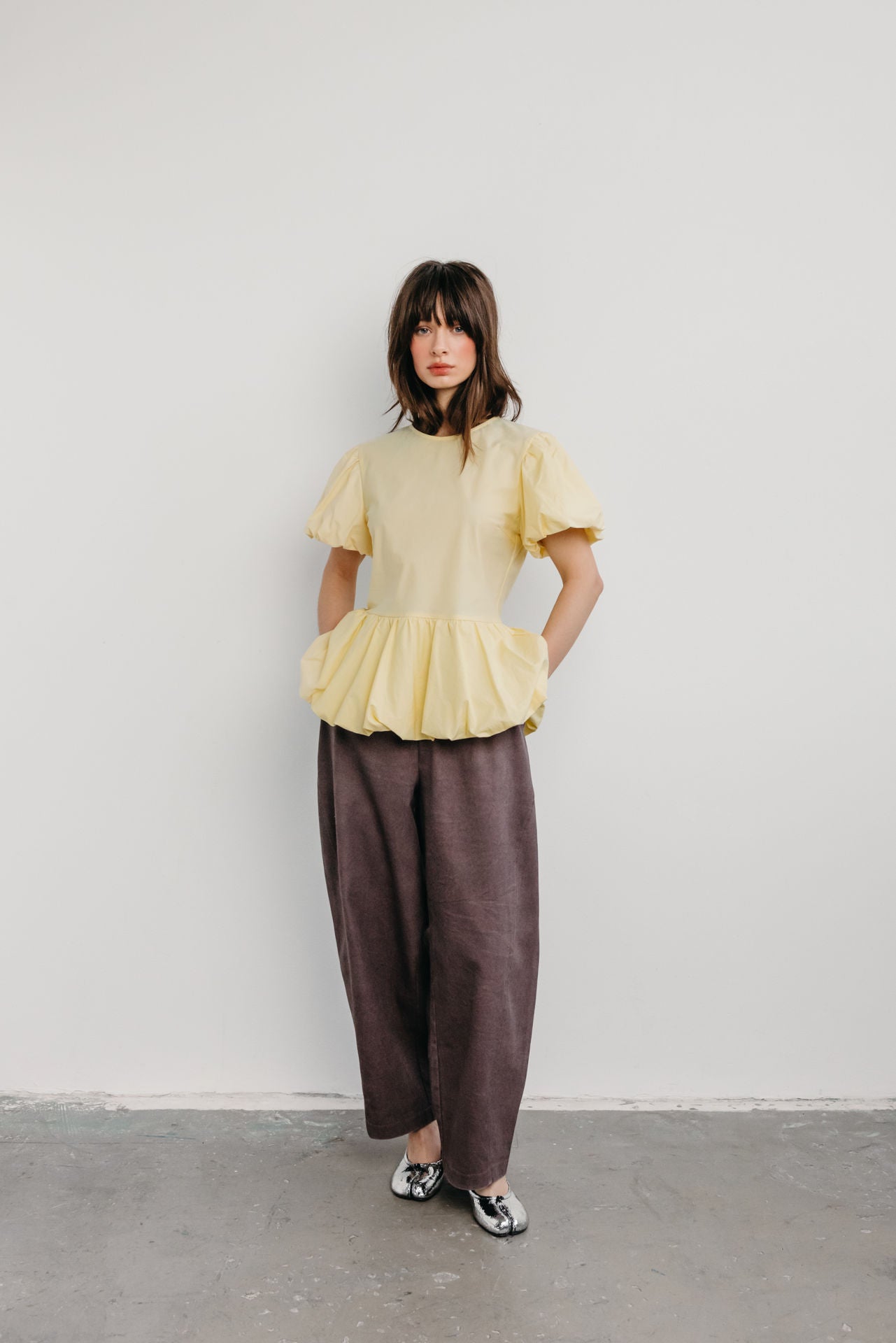 Yves Top butter yellow