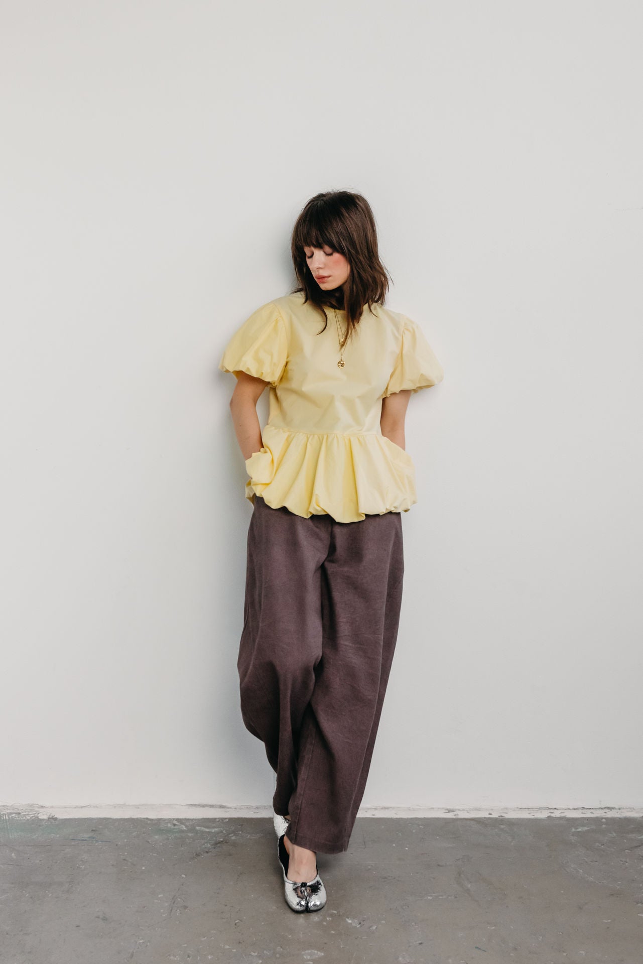 Yves Top butter yellow