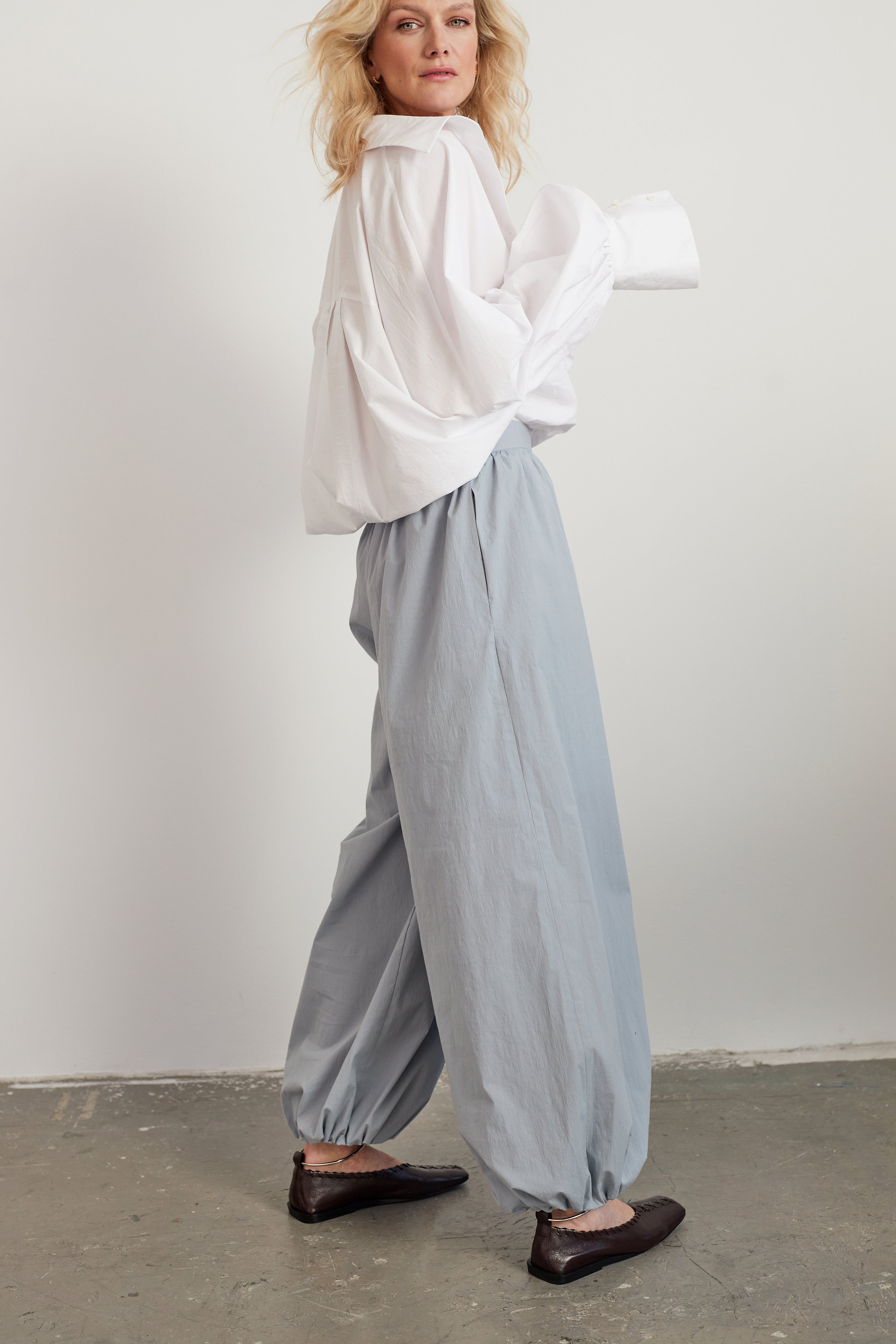 kalhoty blue grey by Zuzana N.S.