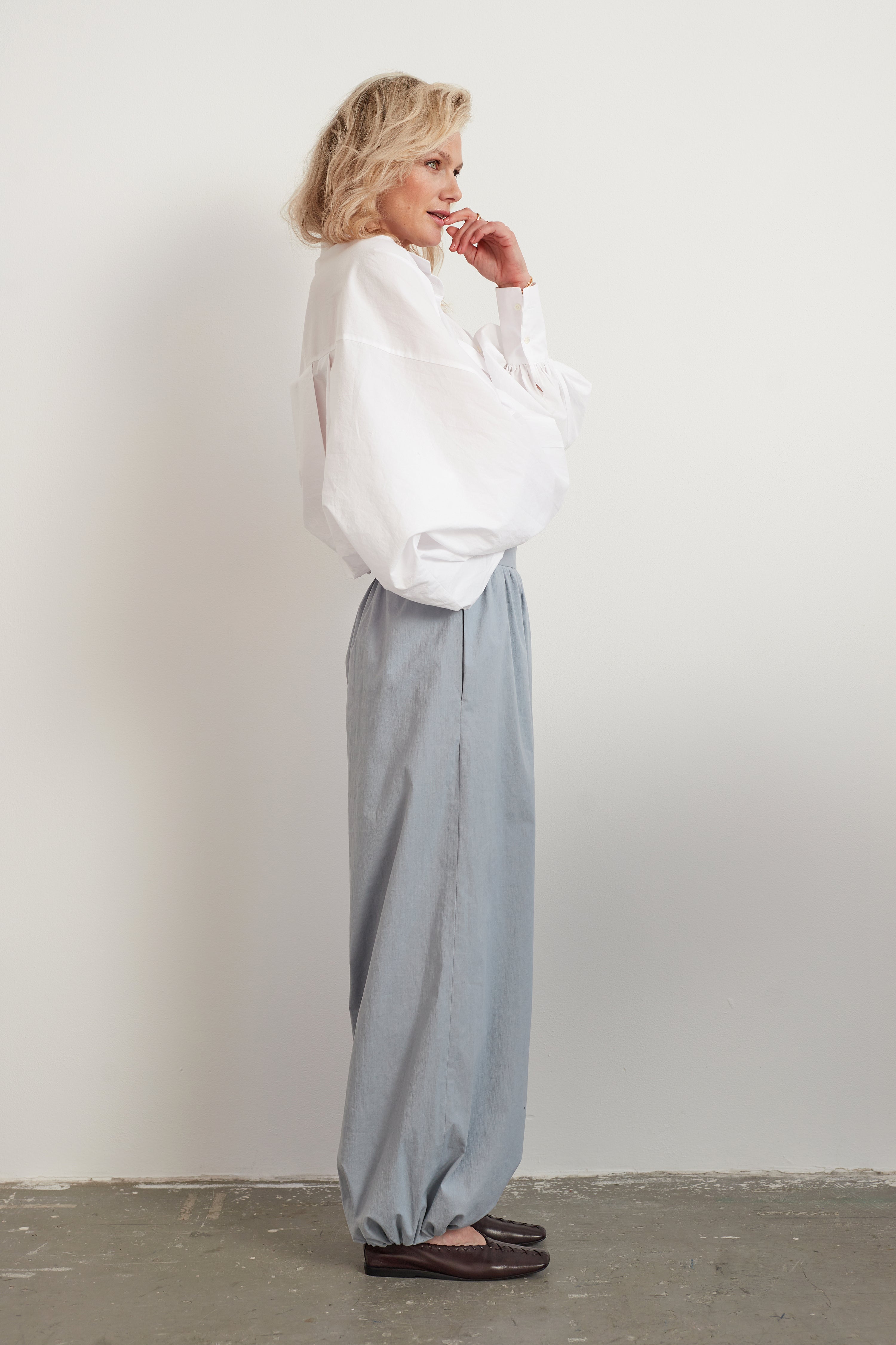 kalhoty blue grey by Zuzana N.S.