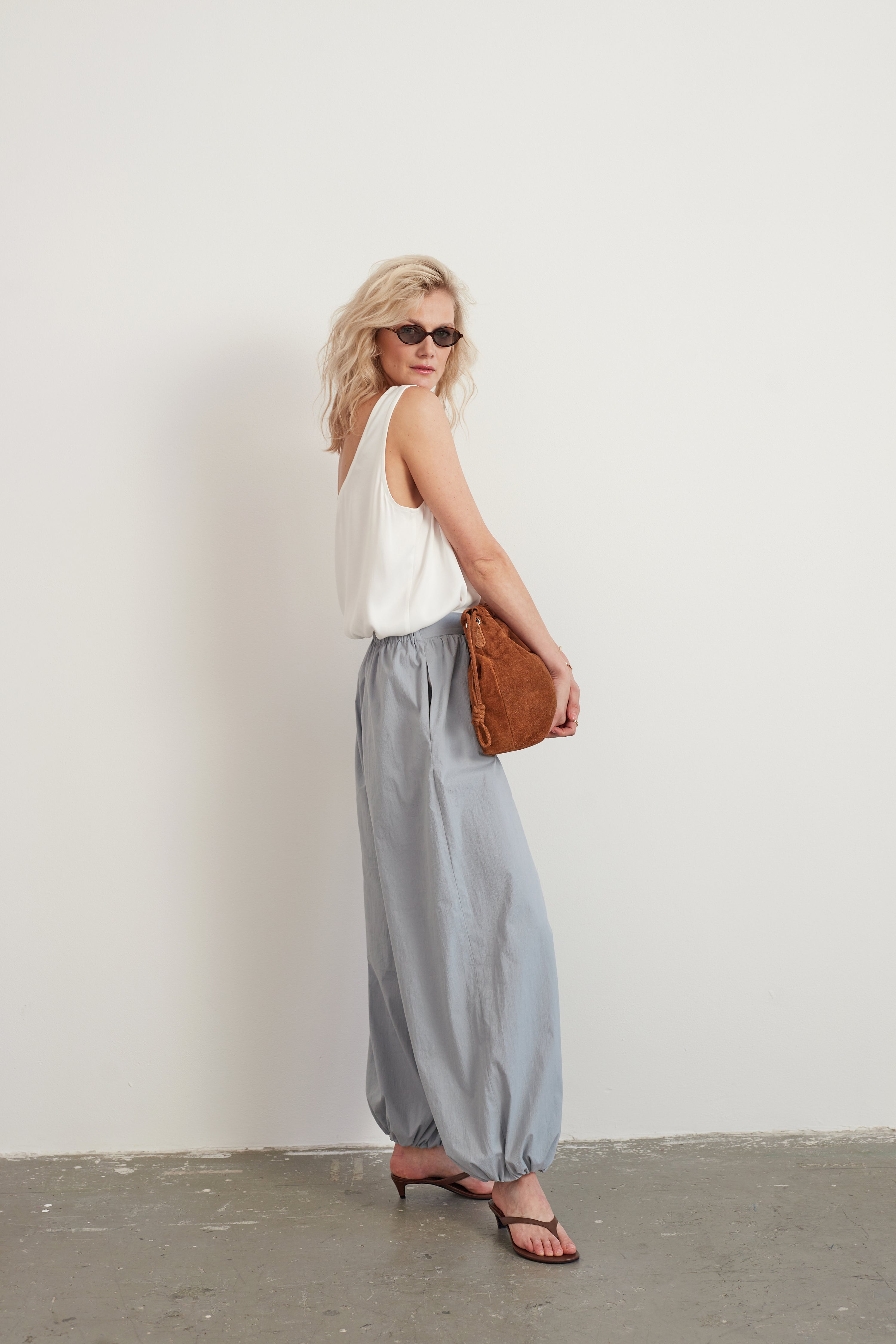 kalhoty blue grey by Zuzana N.S.