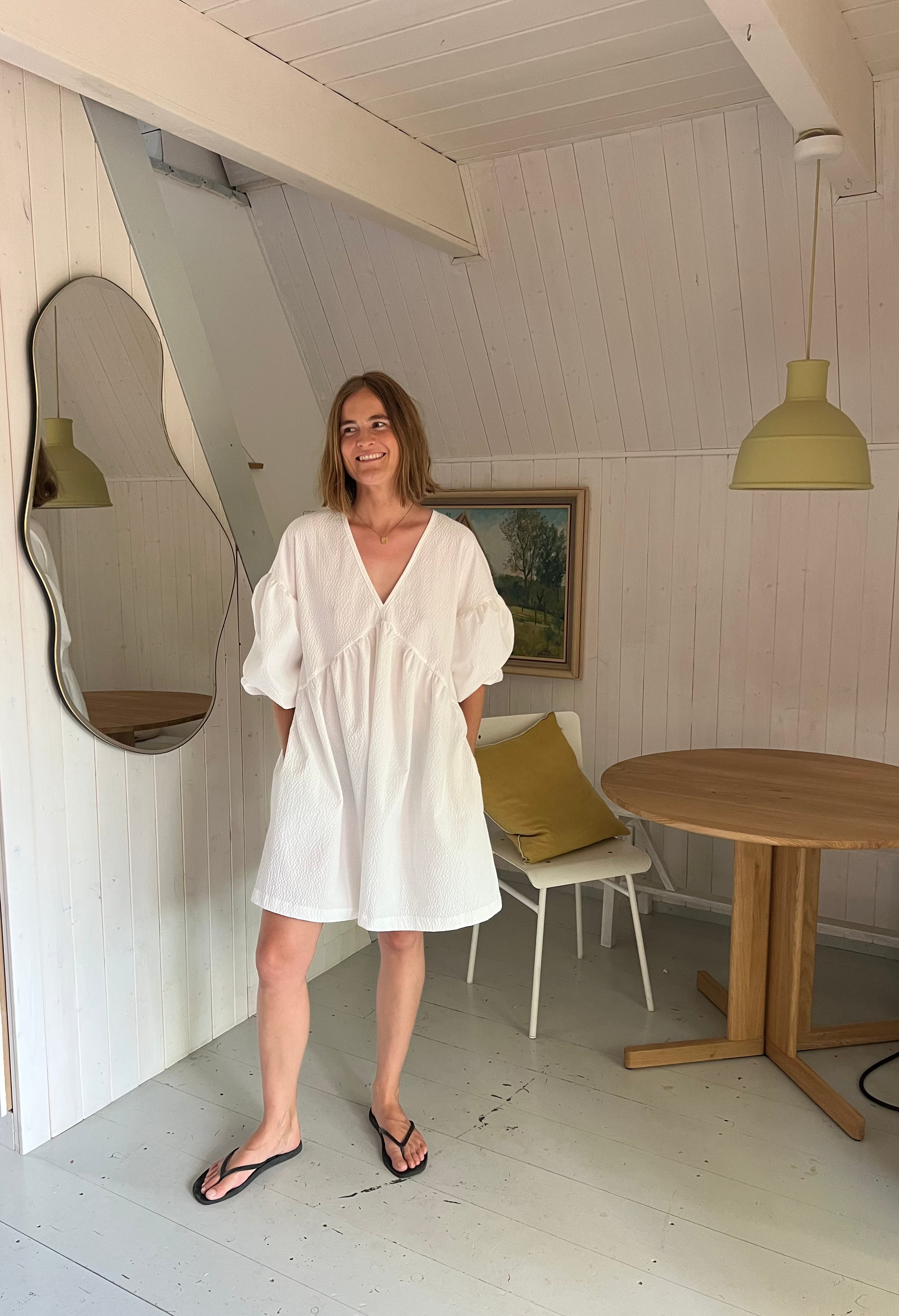 Alex mini dress white