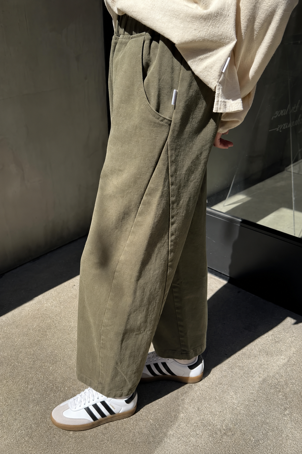 kalhoty Arc olive