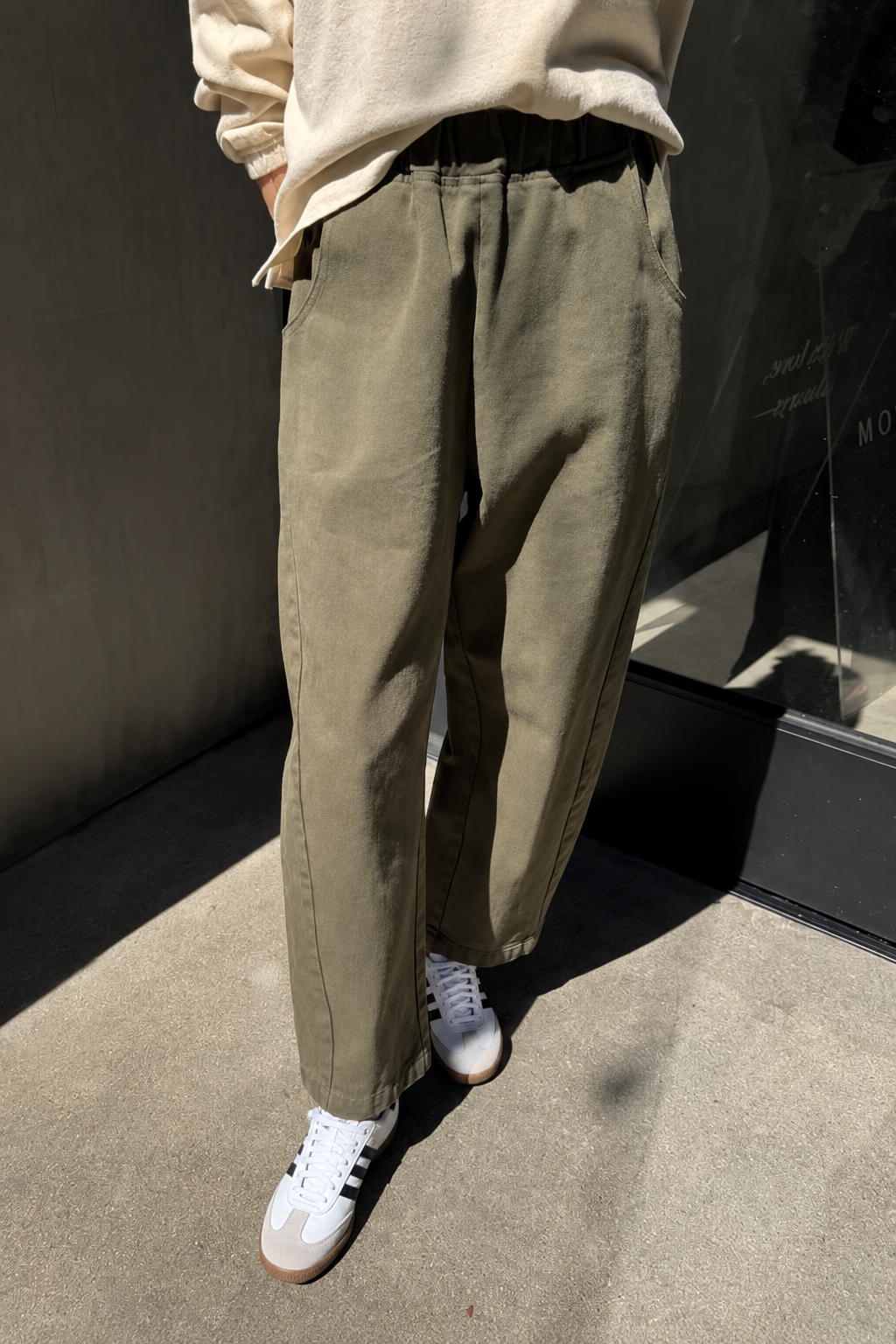 kalhoty Arc olive