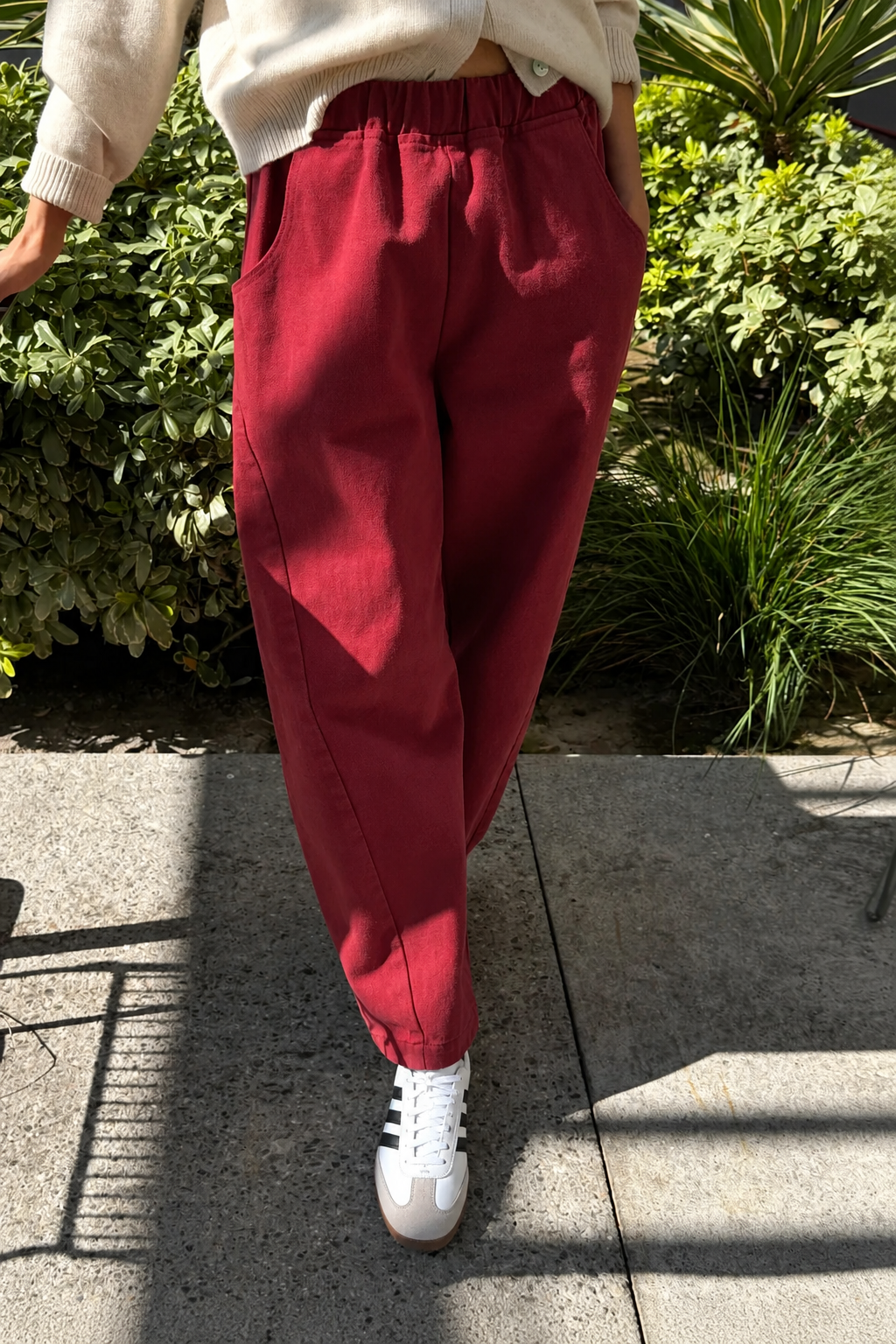 kalhoty Arc oxblood