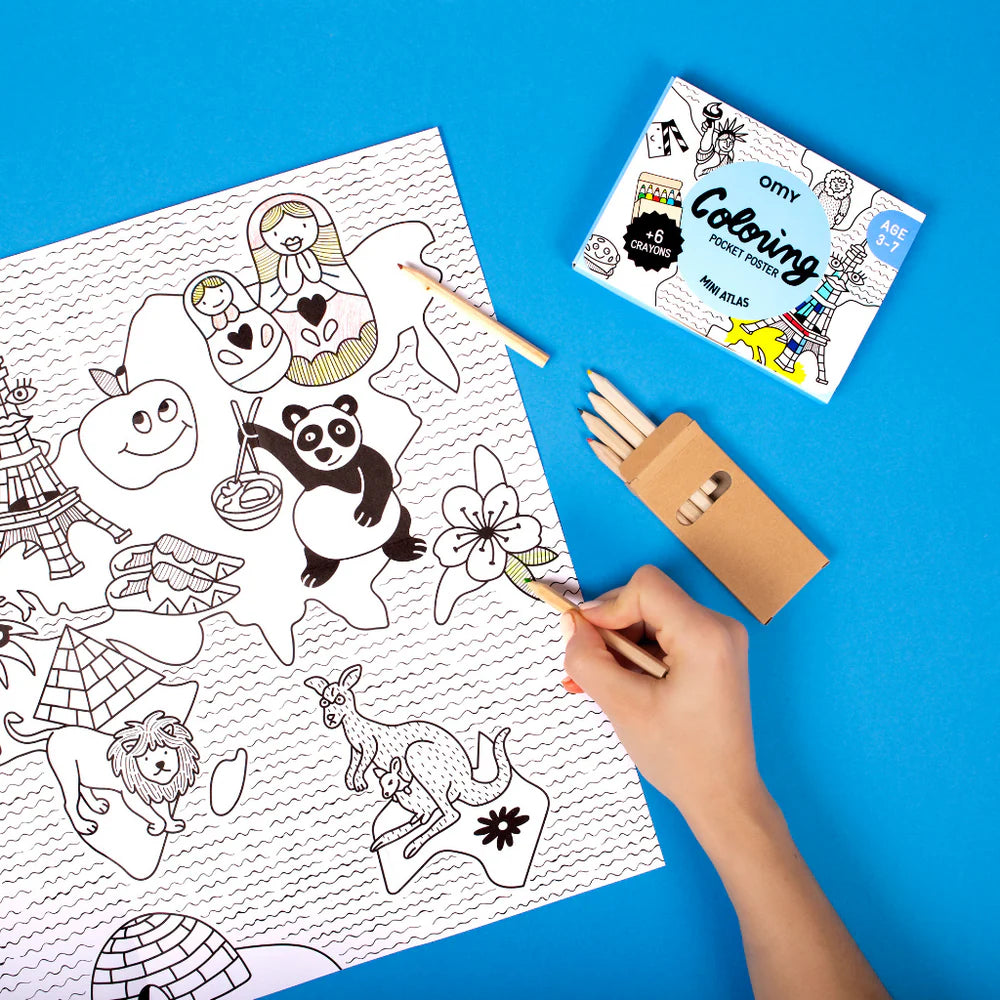 Omalovánky do kapsy - Atlas