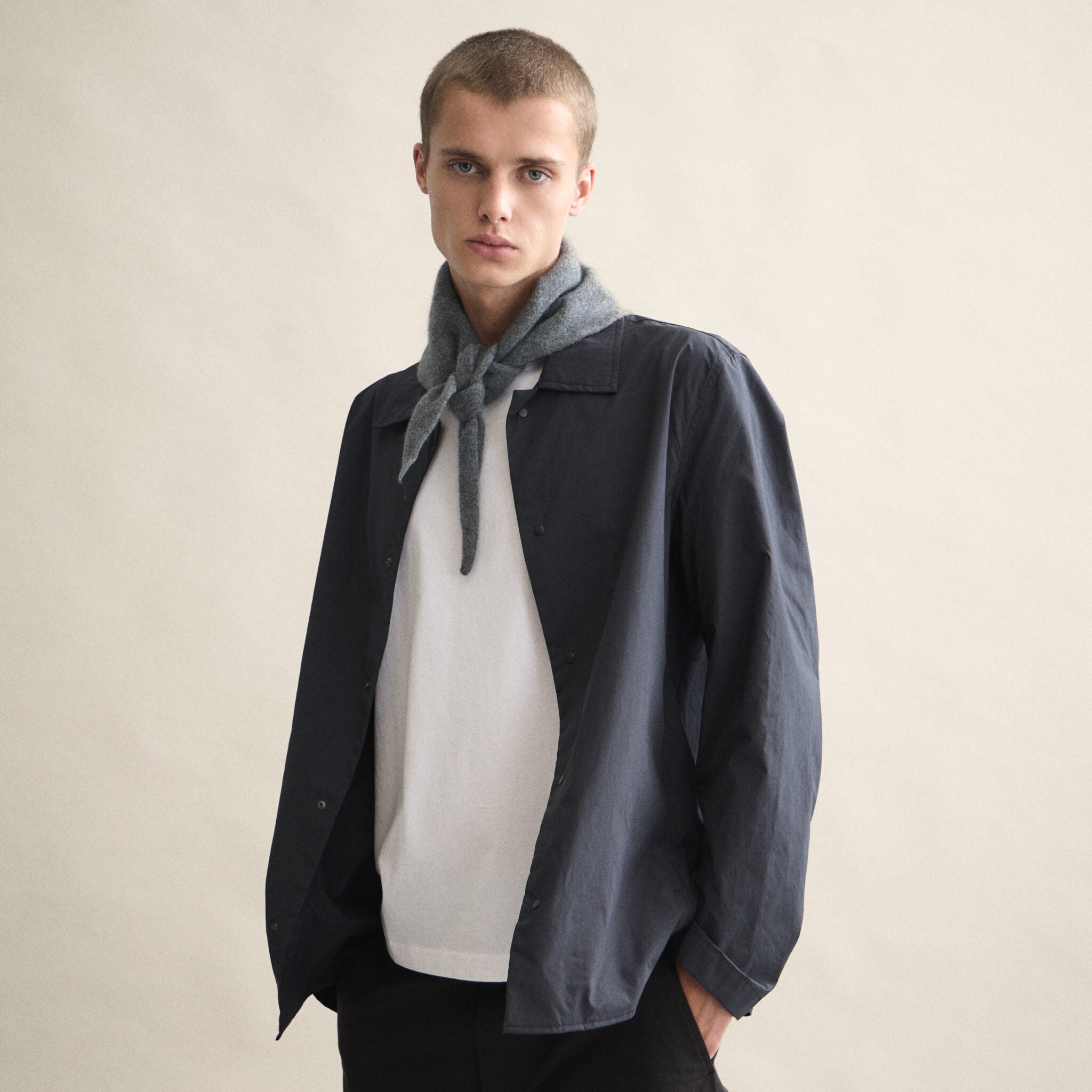 šátek Bandana slate grey