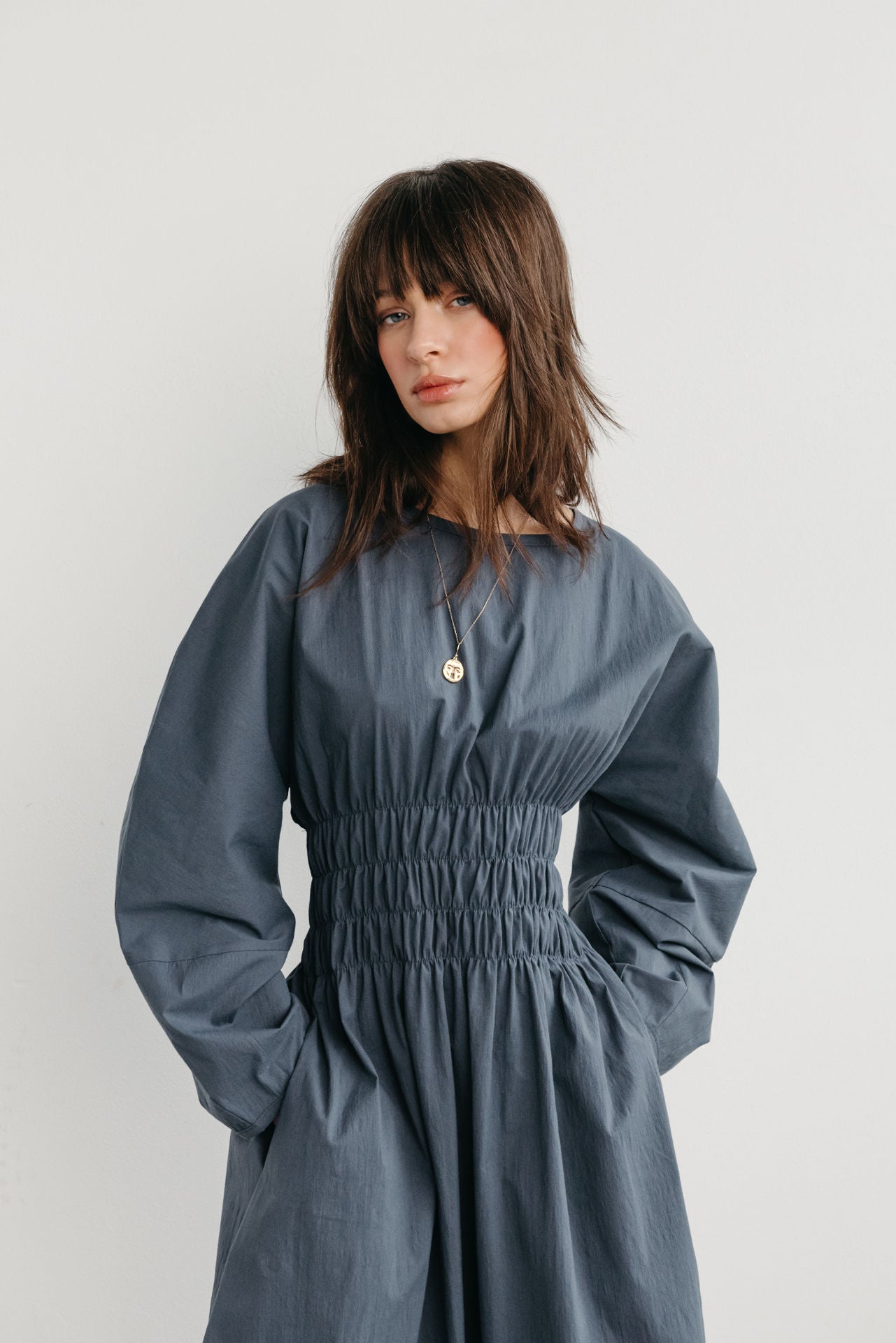 Claude Dress storm blue